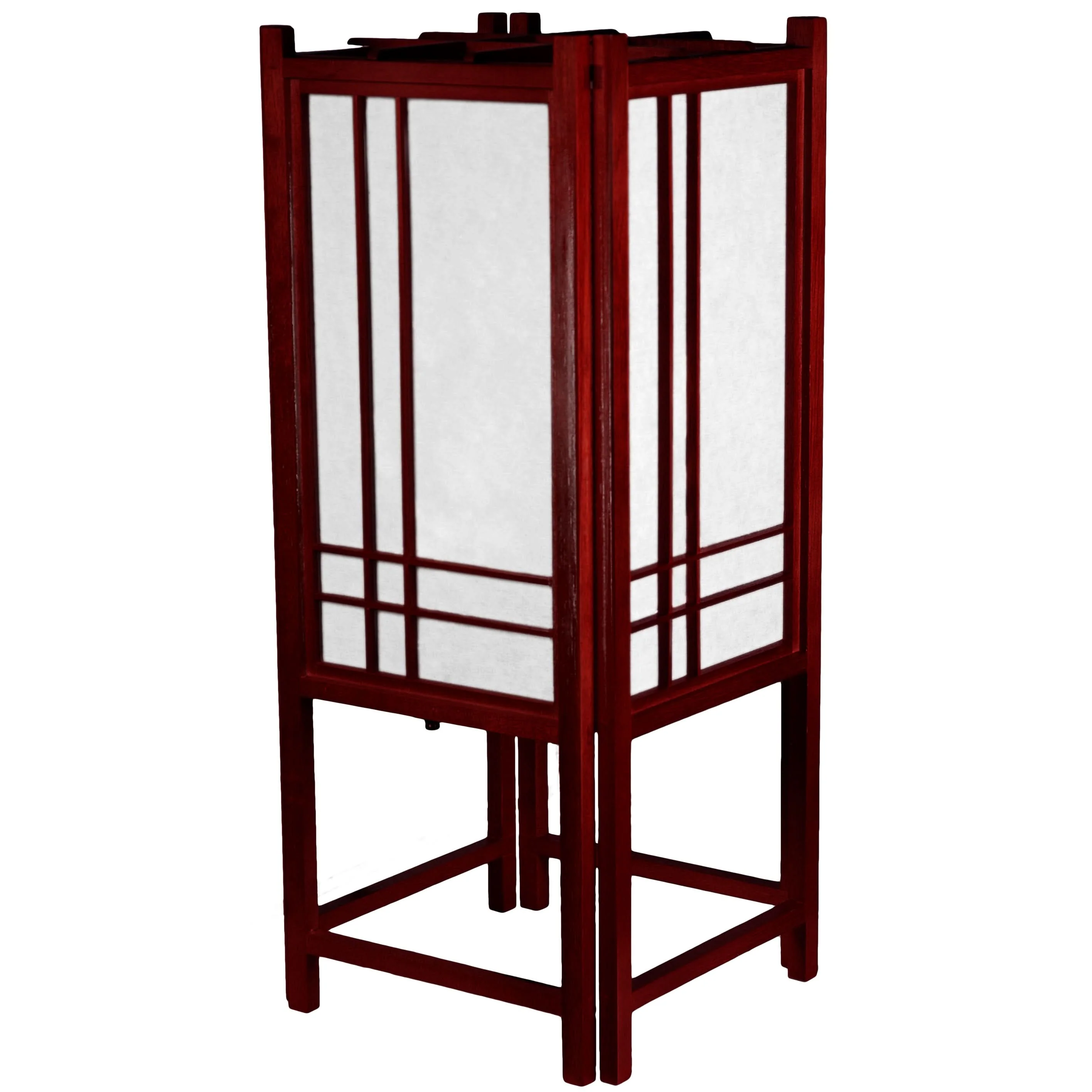 18" Double Cross Shoji Lamp - Image 2