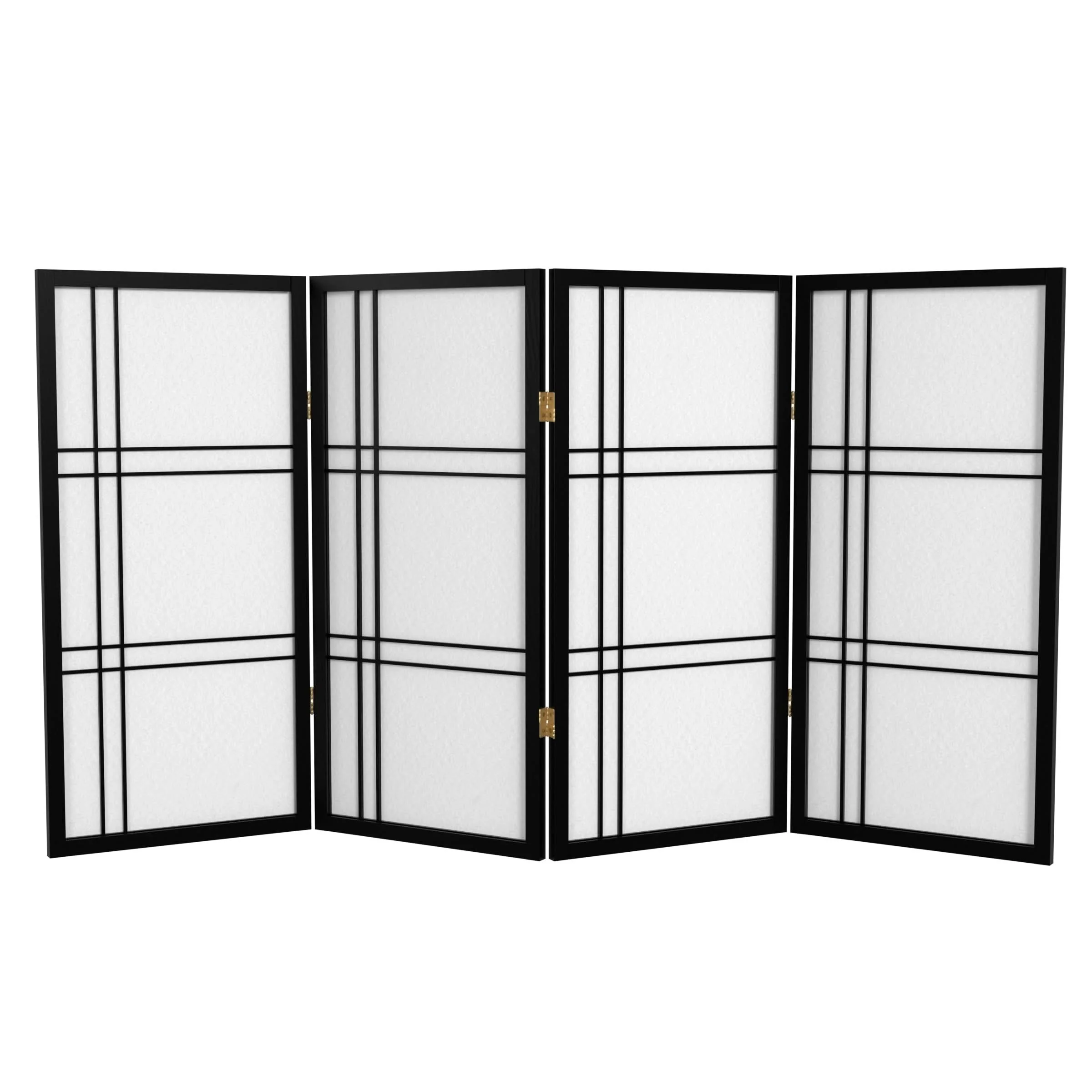 3 ft. Short Double Cross Shoji Screen - Image 2