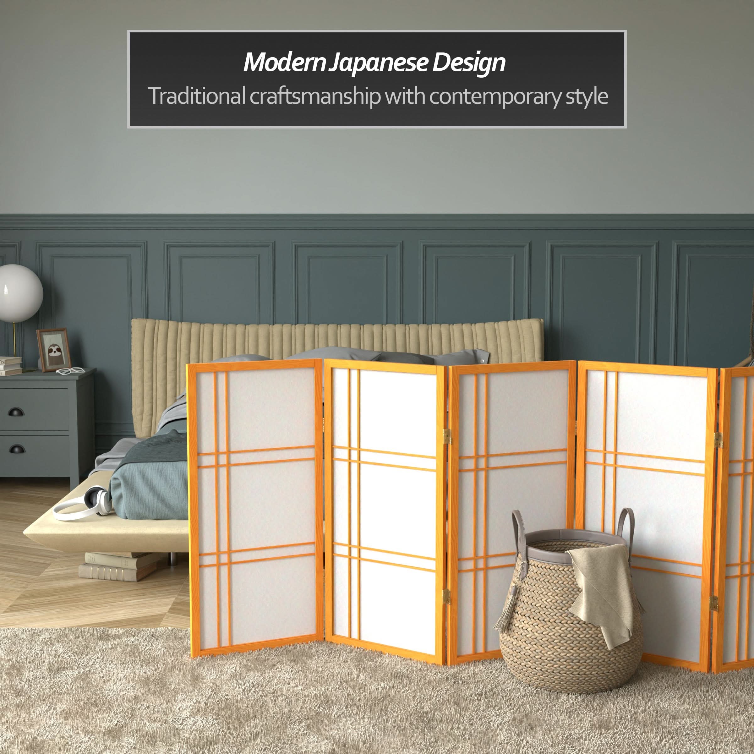 3 ft. Short Double Cross Shoji Screen - Image 28