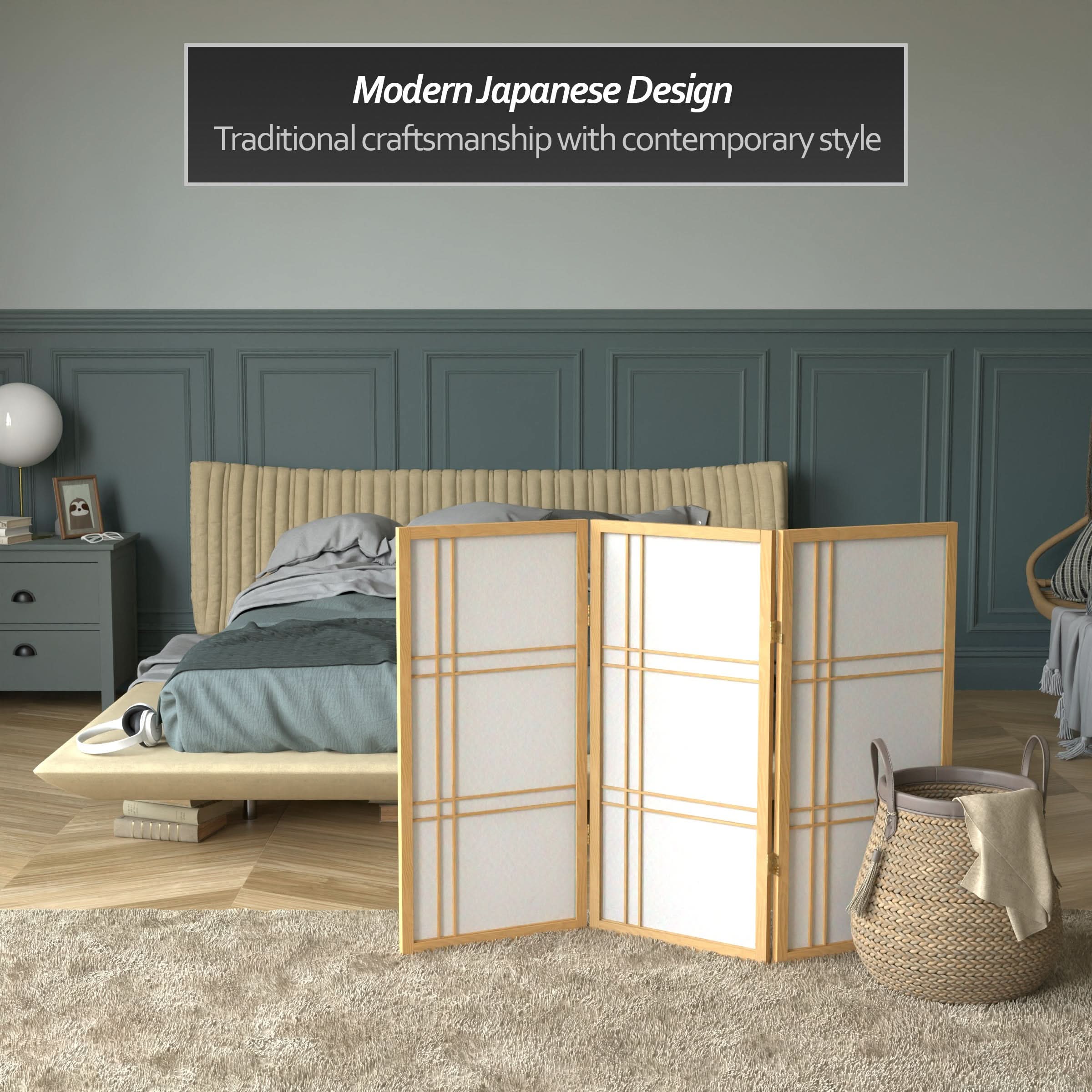 3 ft. Short Double Cross Shoji Screen - Image 30