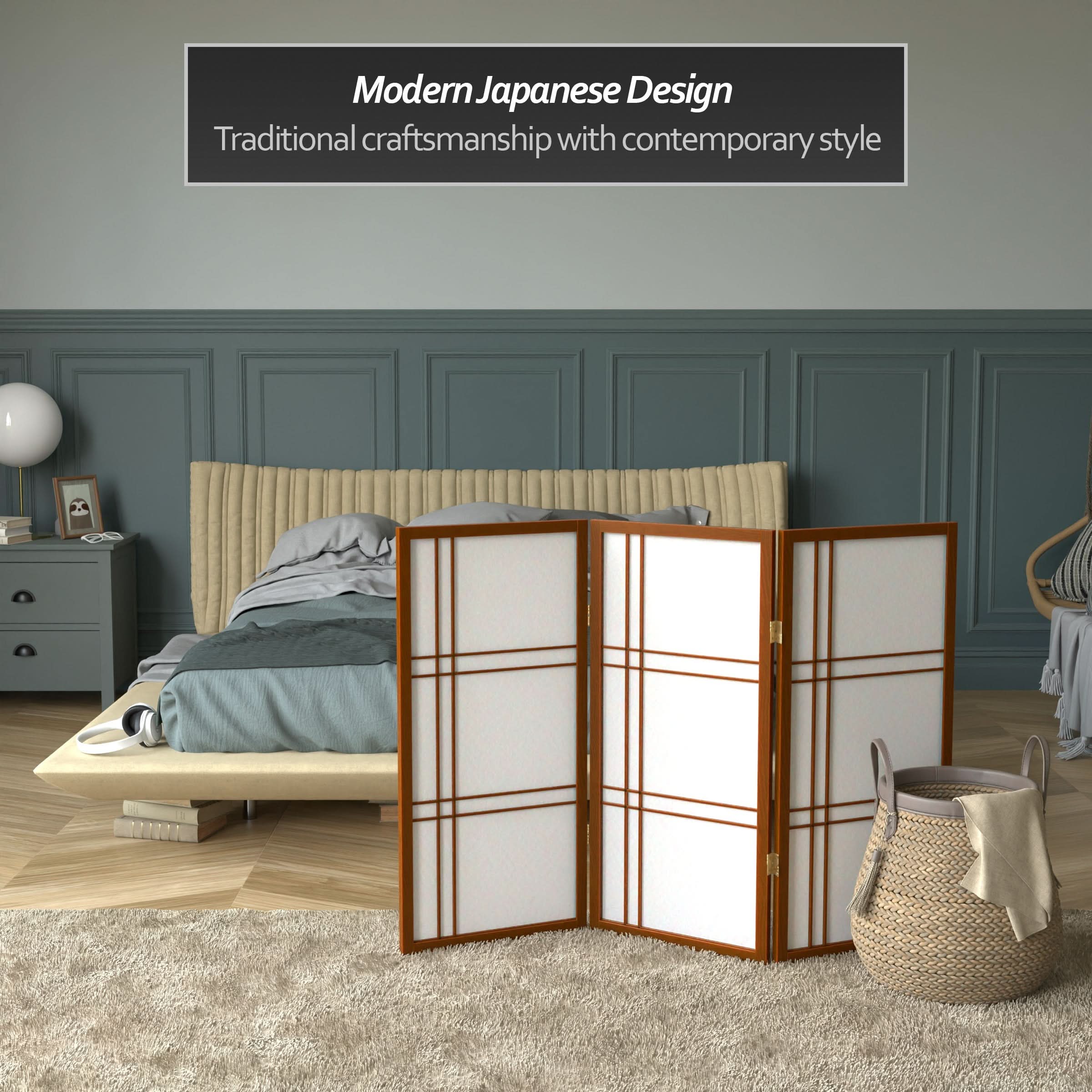 3 ft. Short Double Cross Shoji Screen - Image 35