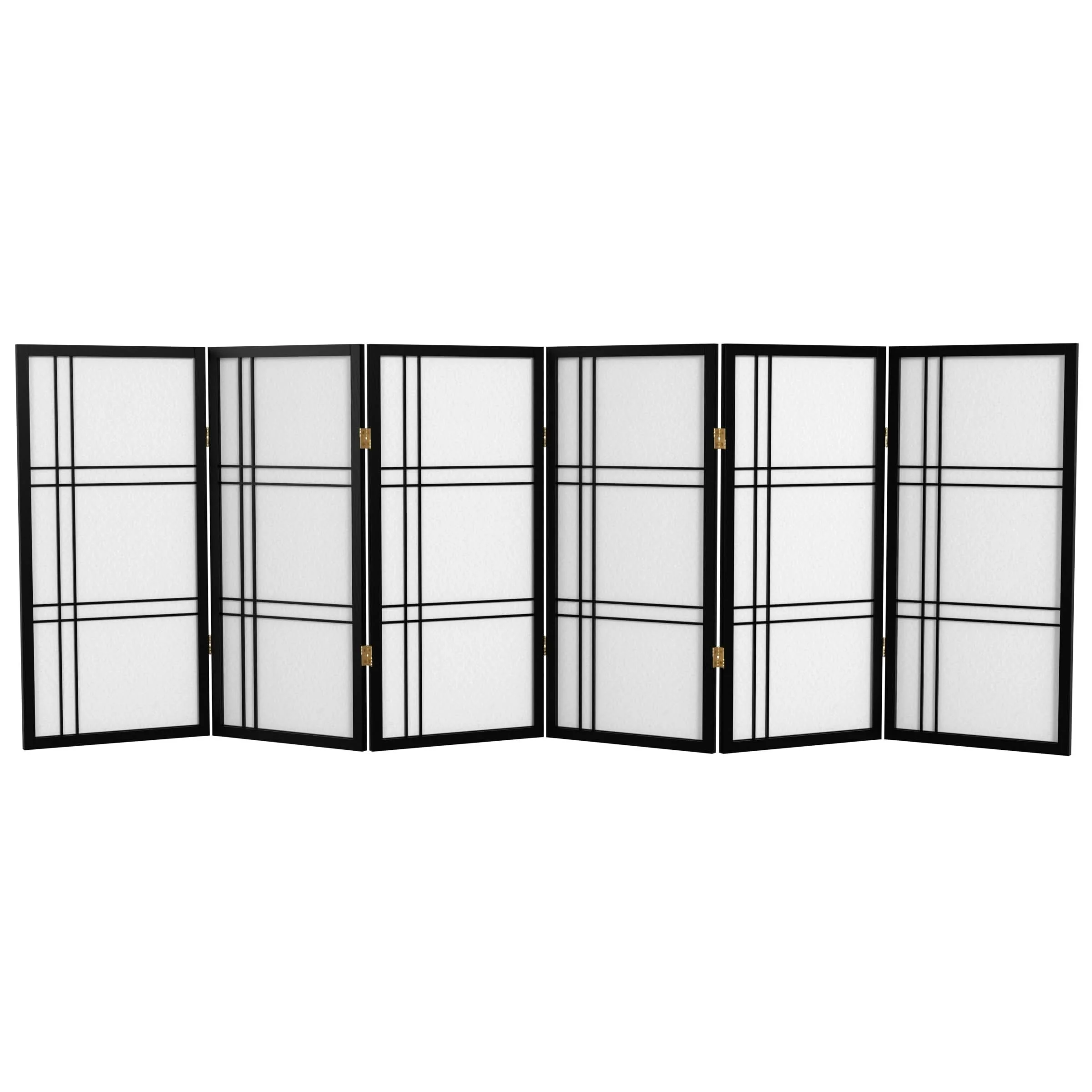 3 ft. Short Double Cross Shoji Screen - Image 4