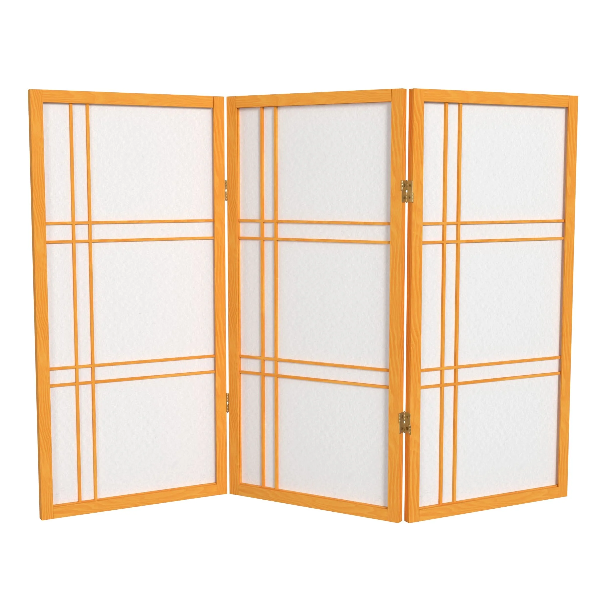 3 ft. Short Double Cross Shoji Screen - Image 5