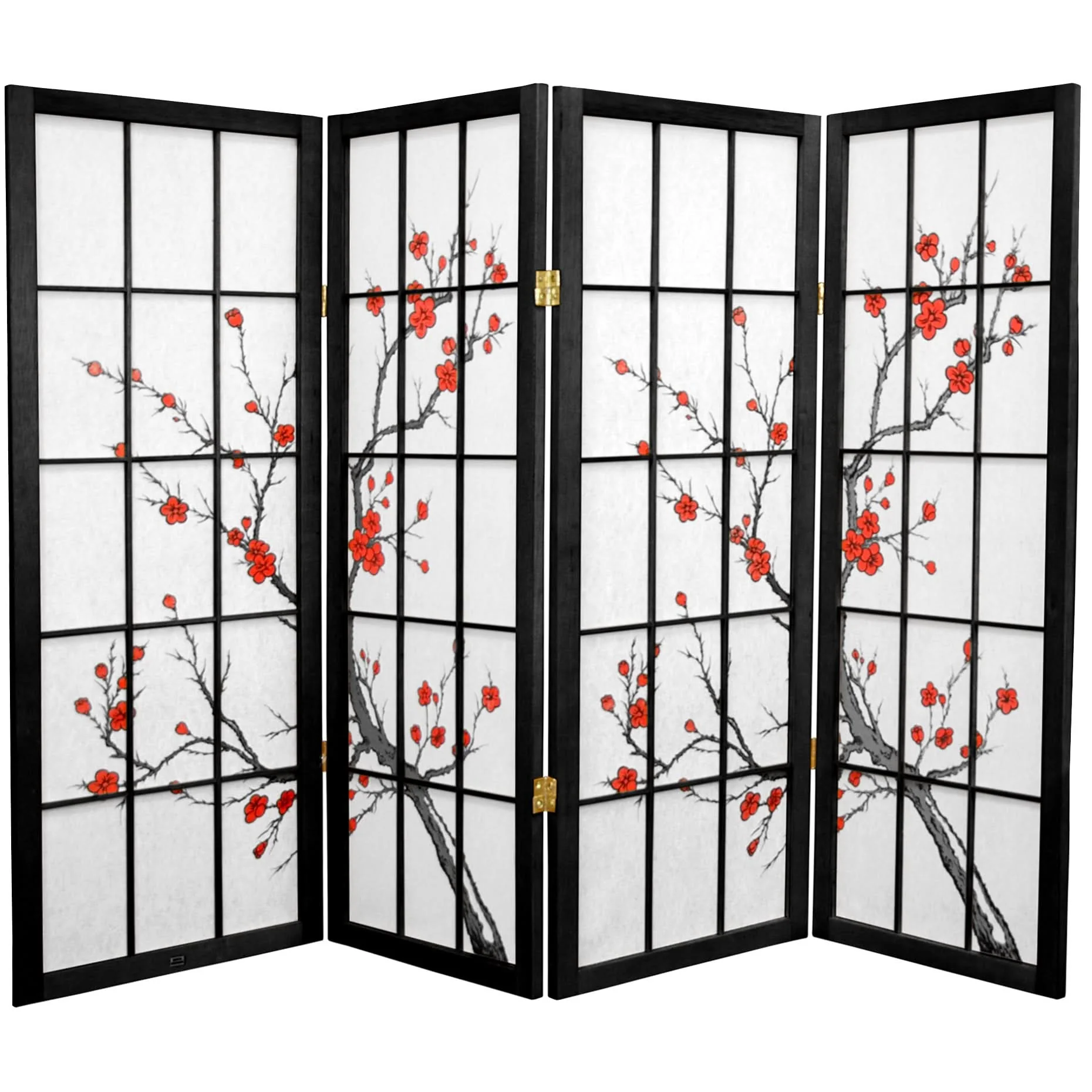 4 ft. Short Cherry Blossom Shoji Screen - Image 7