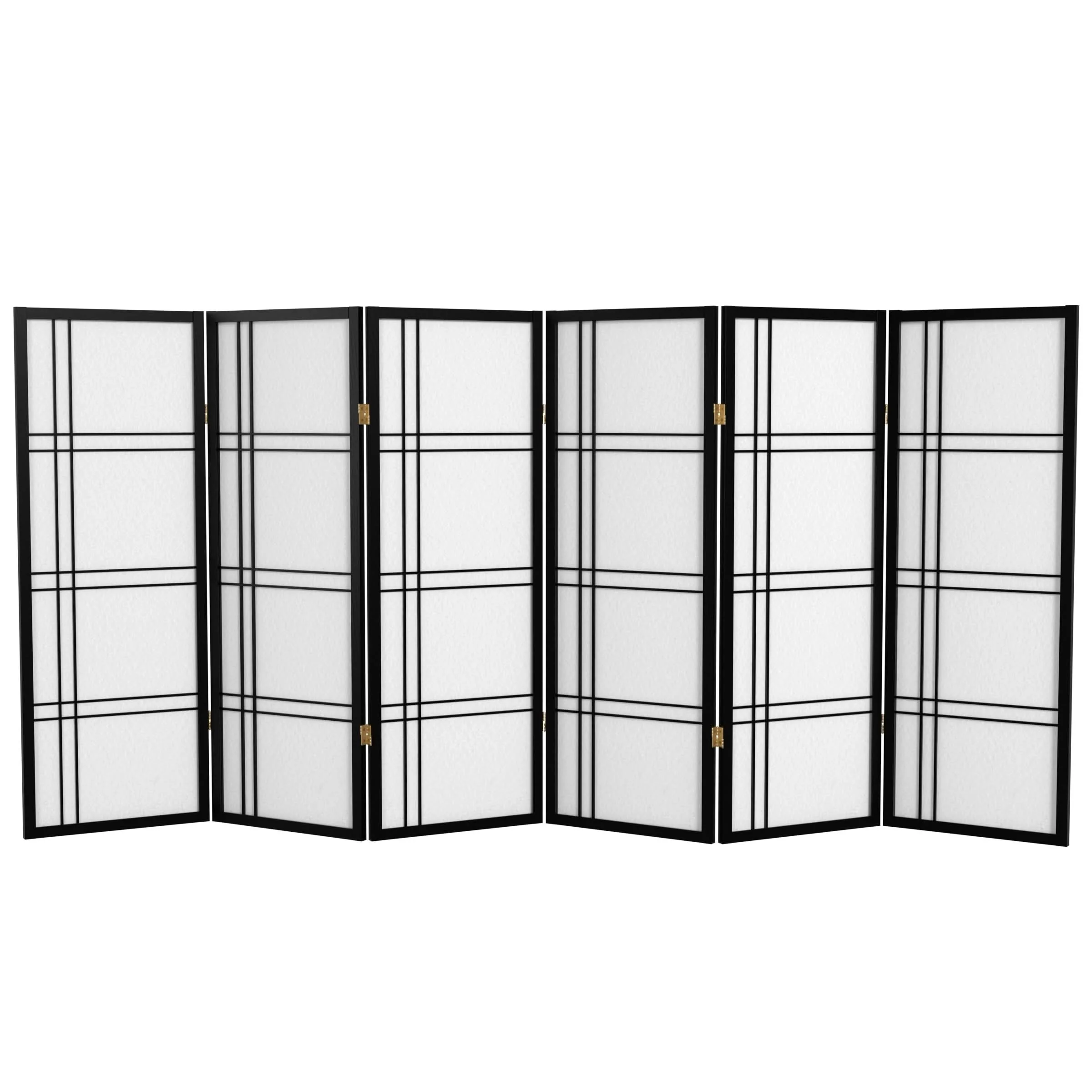 4 ft. Short Double Cross Shoji Screen - Image 4