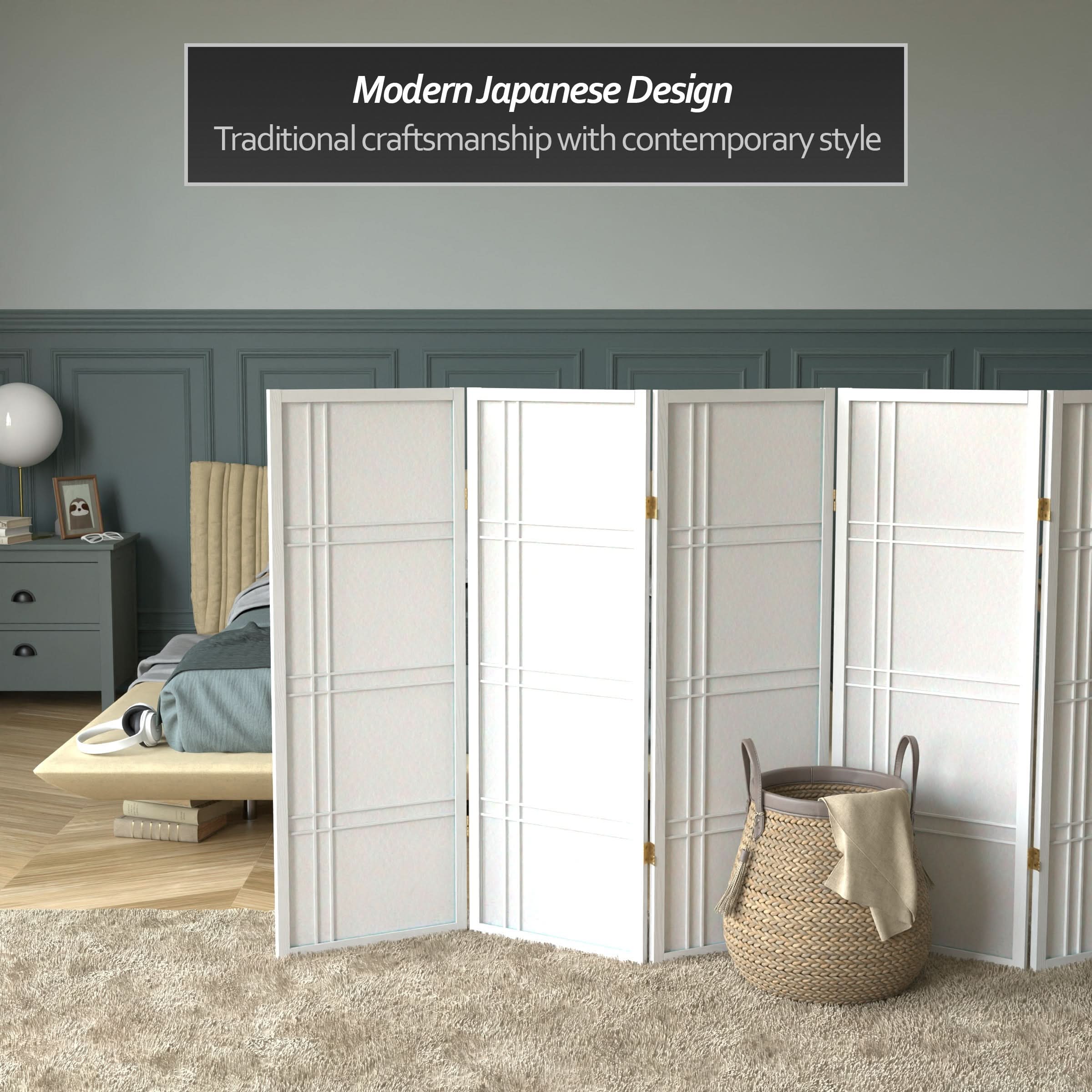 4 ft. Short Double Cross Shoji Screen - Image 40