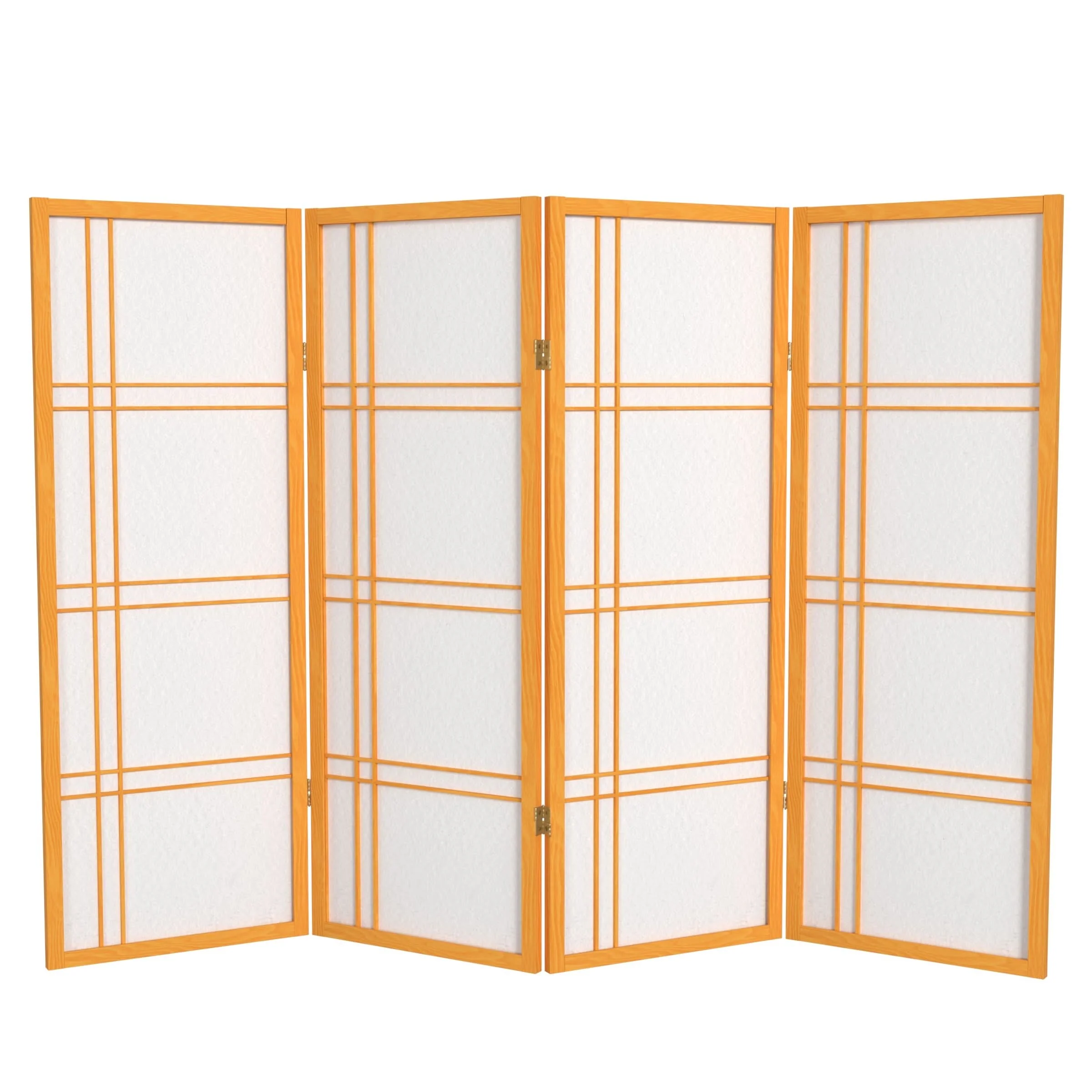 4 ft. Short Double Cross Shoji Screen - Image 6
