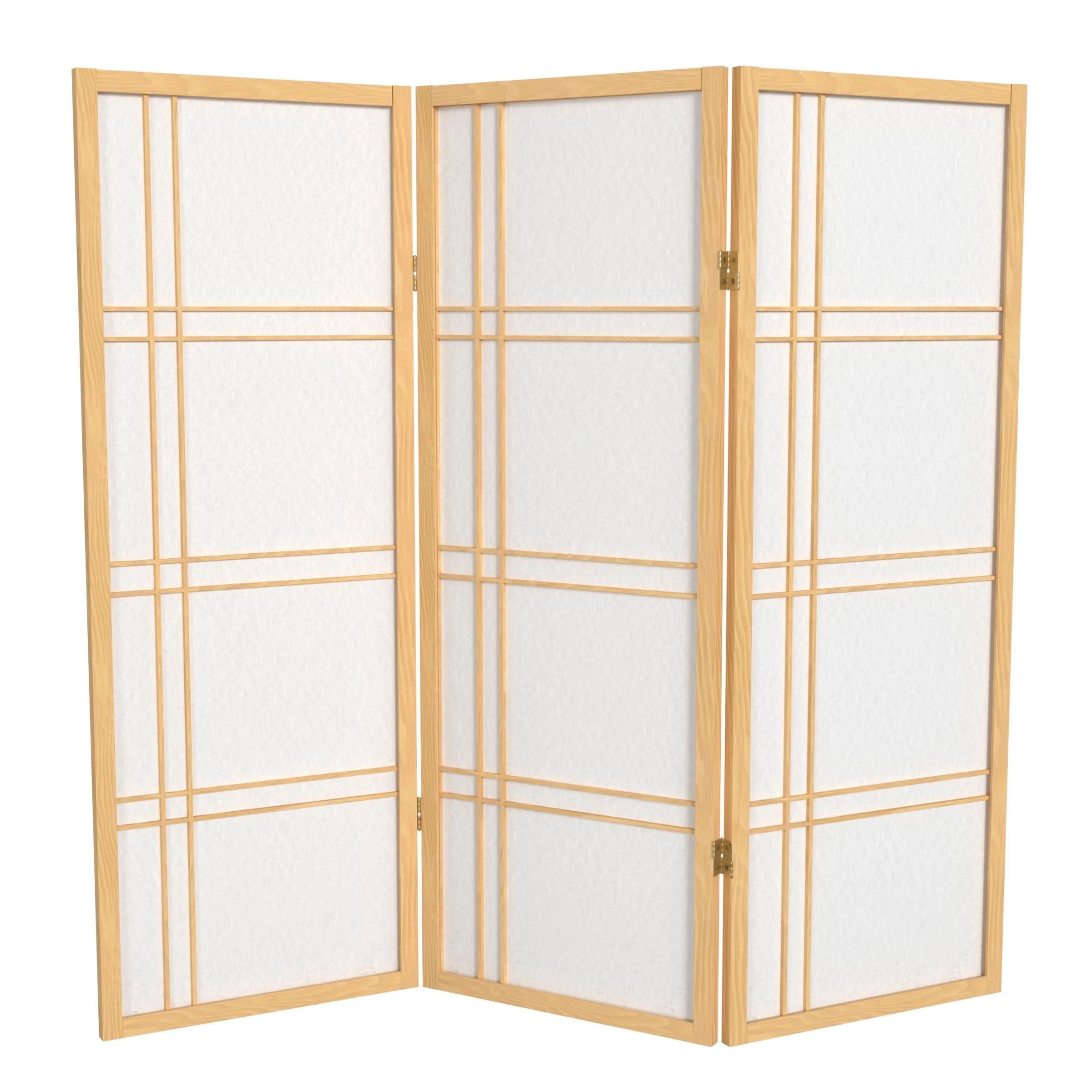 4 ft. Short Double Cross Shoji Screen - Image 9