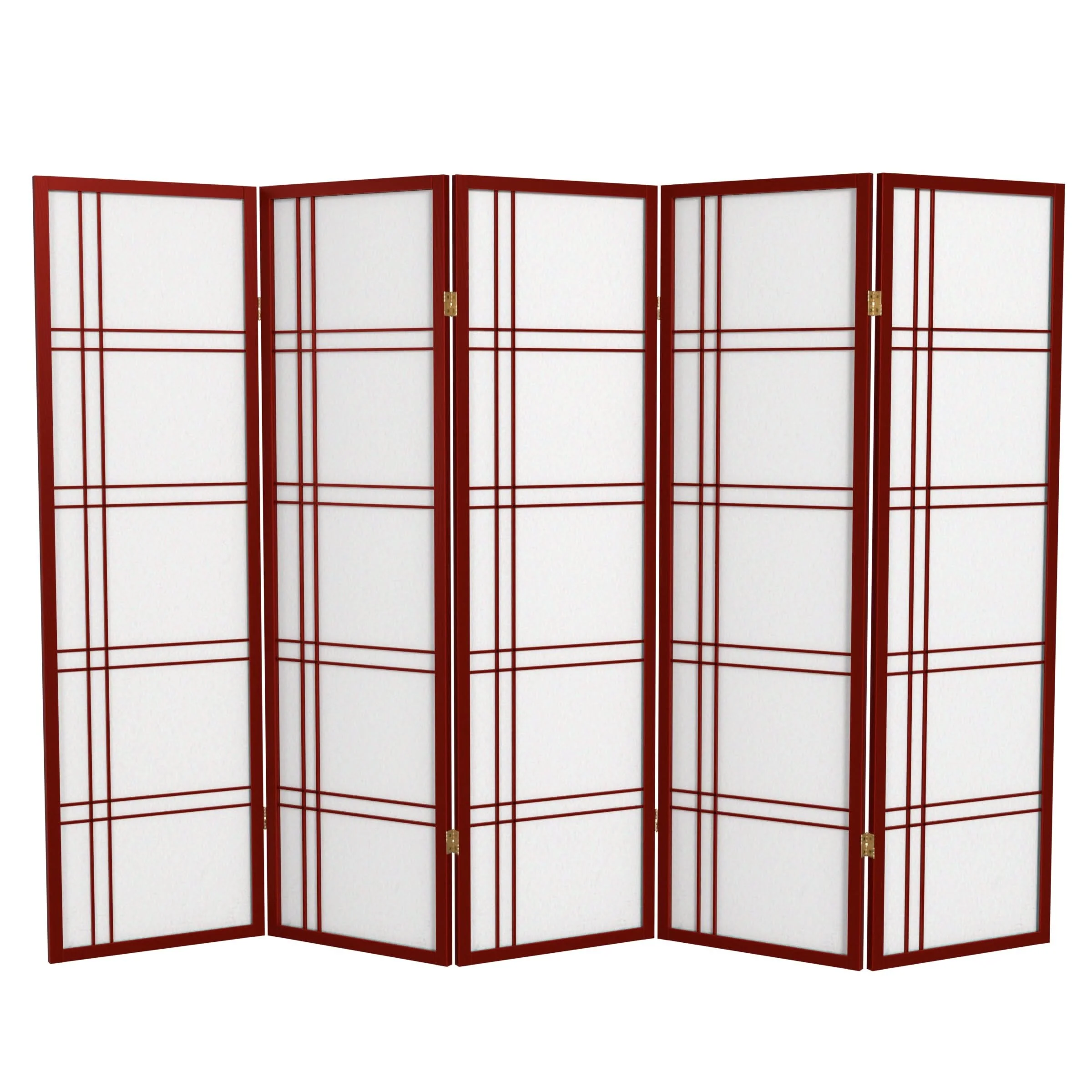 5 ft. Tall Double Cross Shoji Screen - Image 15