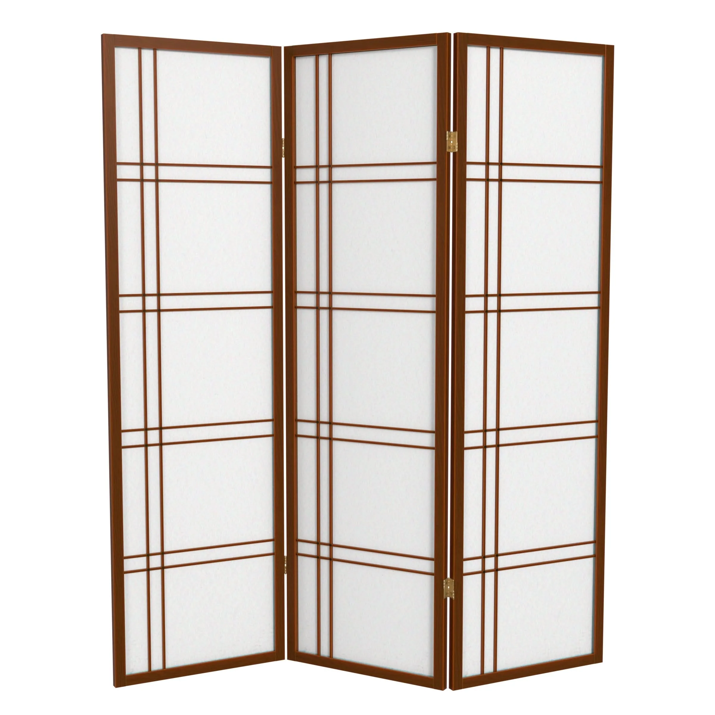 5 ft. Tall Double Cross Shoji Screen - Image 17