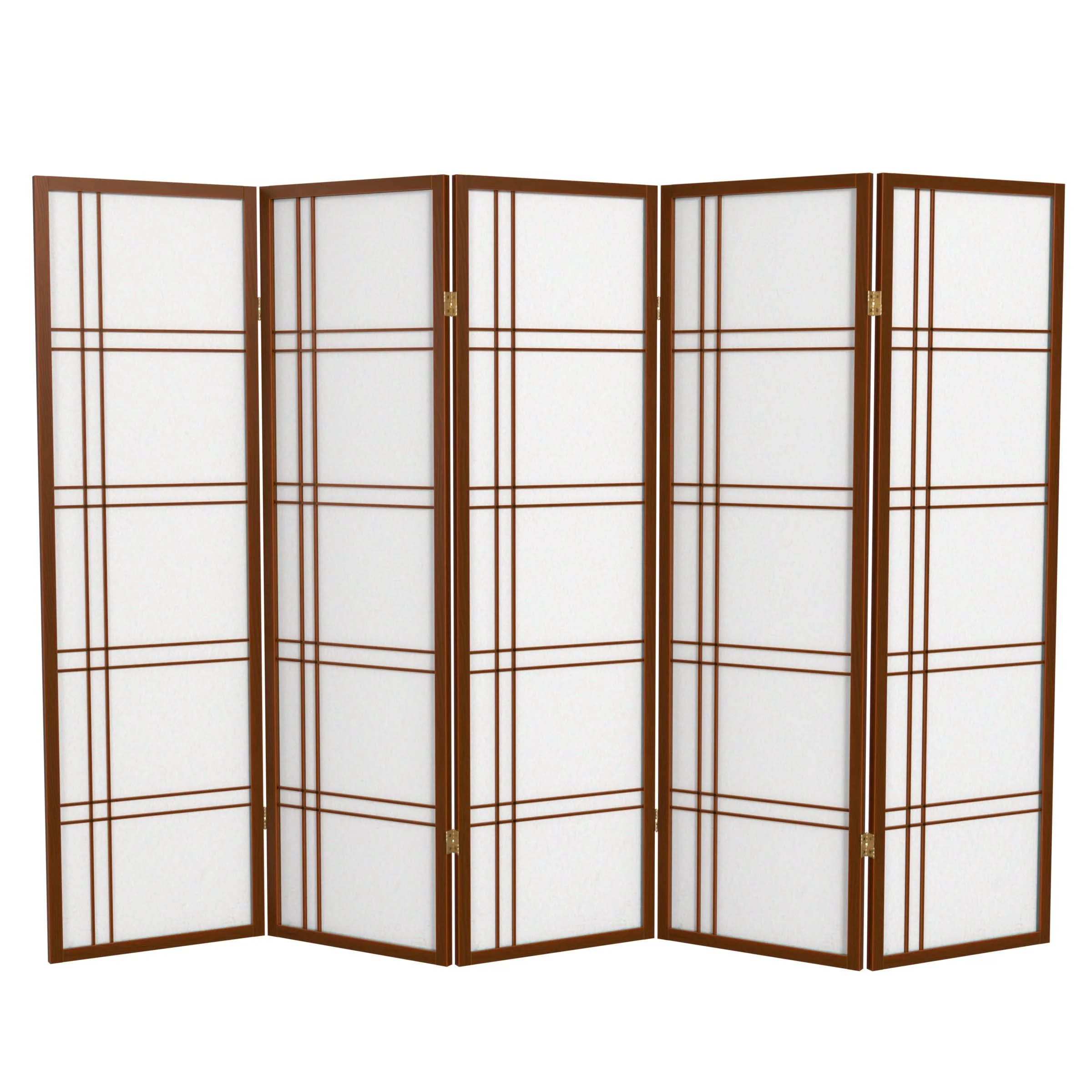 5 ft. Tall Double Cross Shoji Screen - Image 19