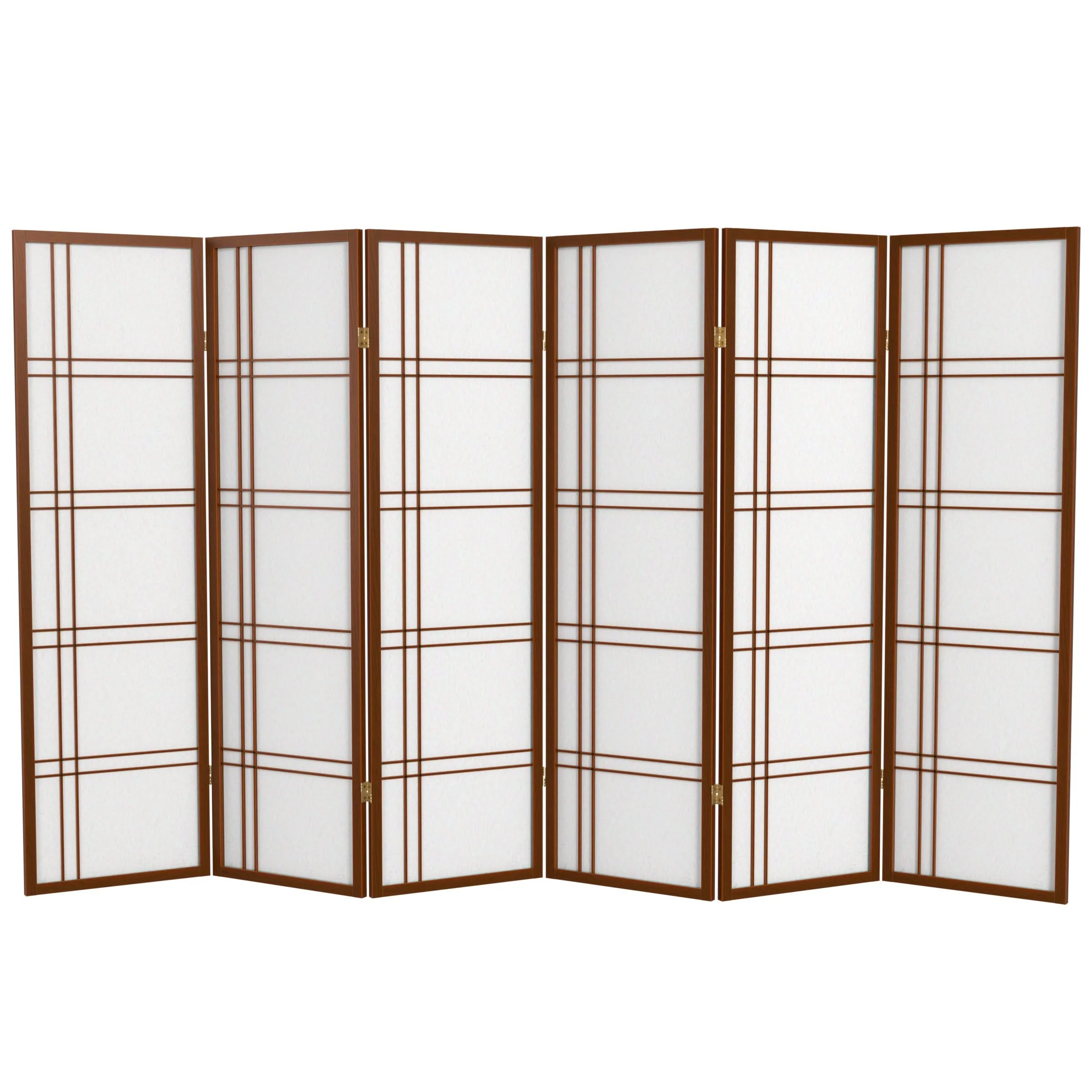 5 ft. Tall Double Cross Shoji Screen - Image 20