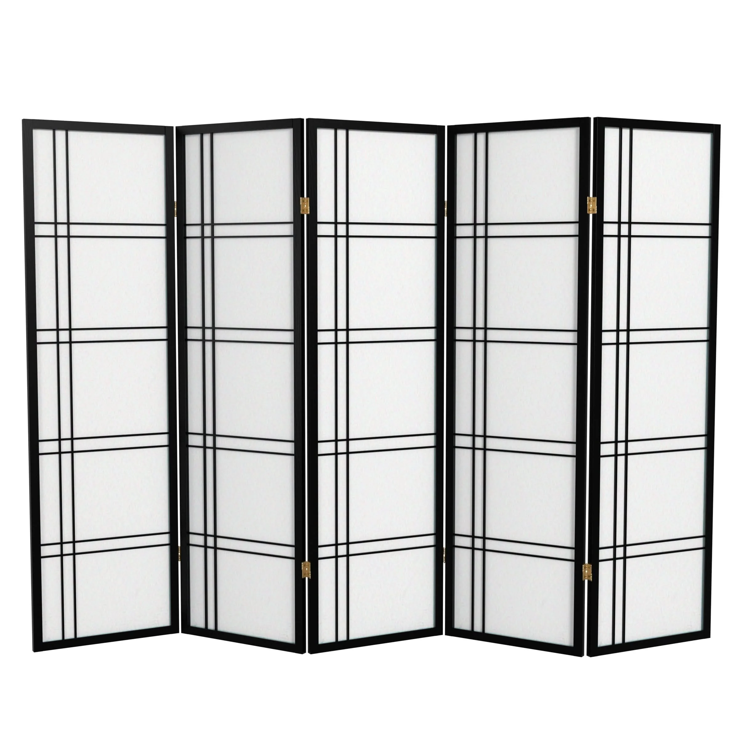 5 ft. Tall Double Cross Shoji Screen - Image 3