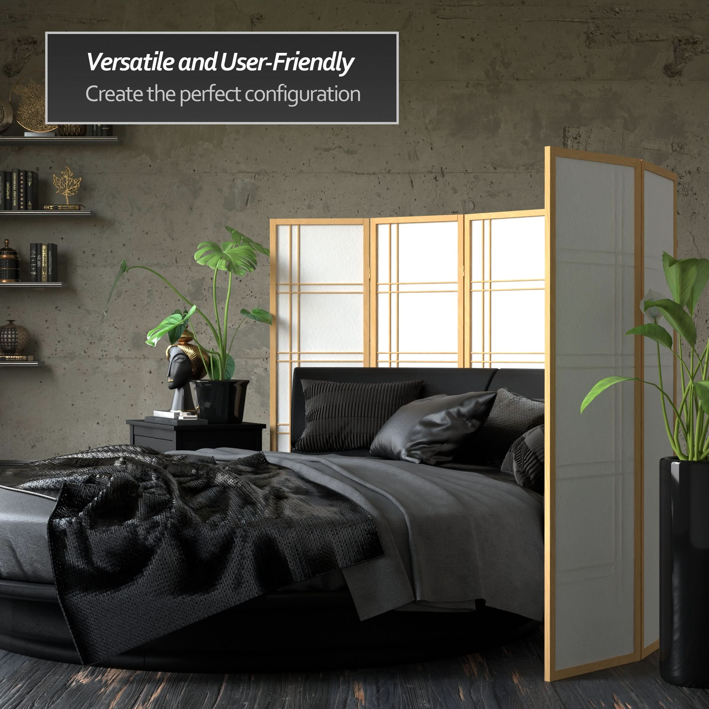 5 ft. Tall Double Cross Shoji Screen - Image 60