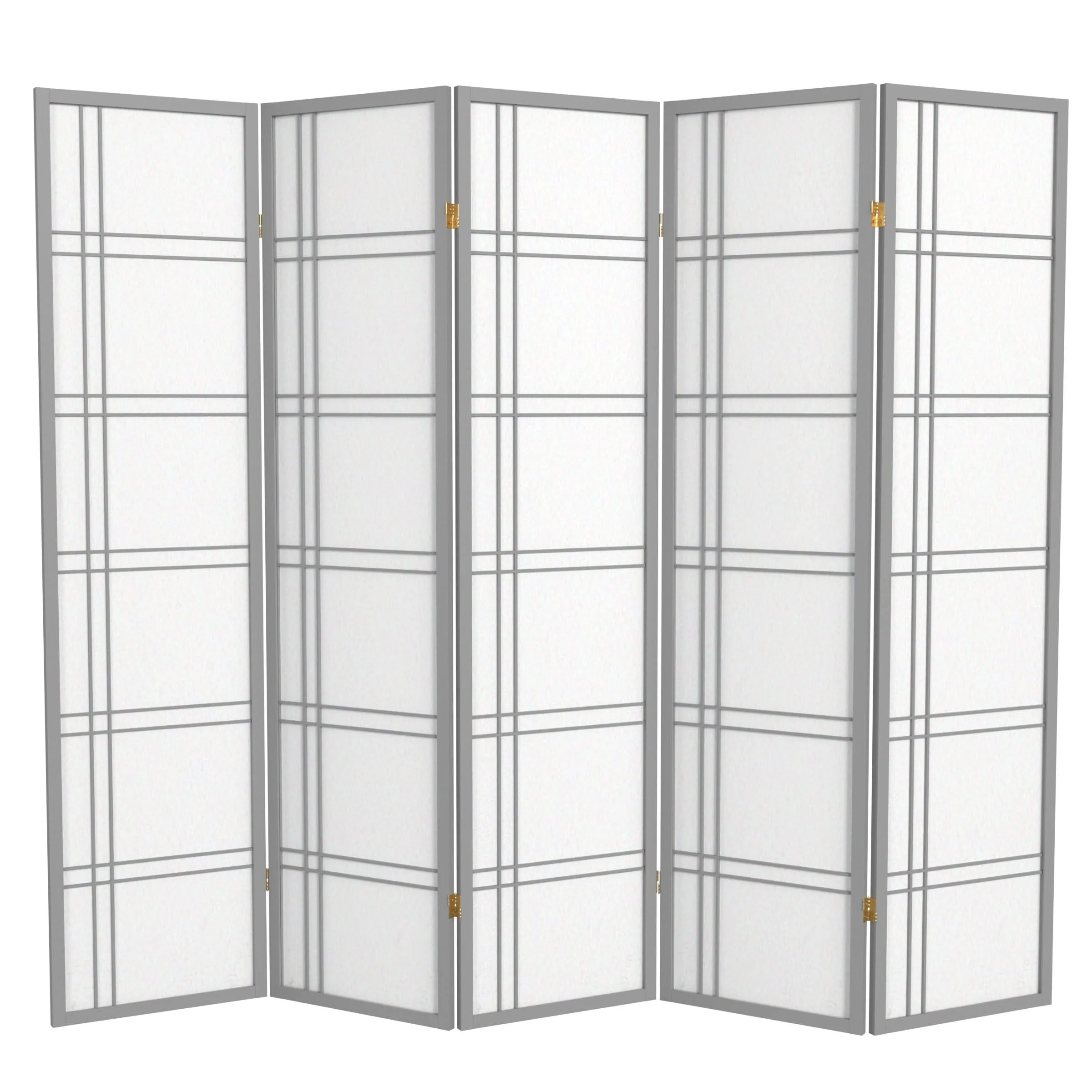 6 ft. Tall Double Cross Shoji Screen - Image 12