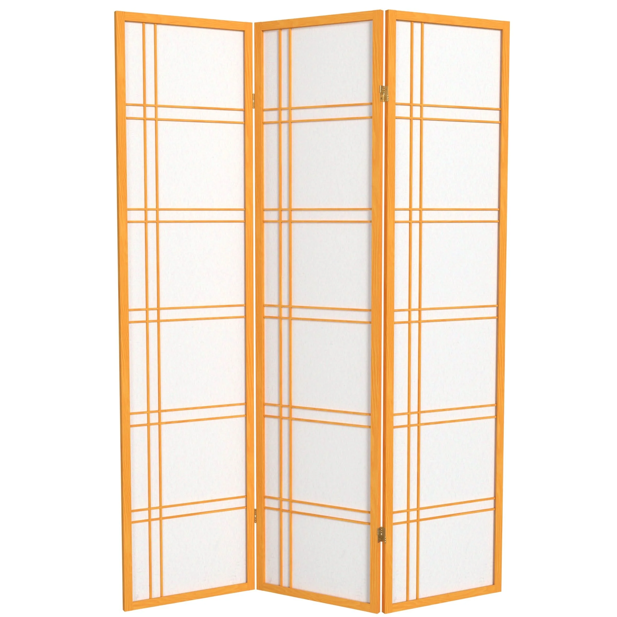 6 ft. Tall Double Cross Shoji Screen - Image 14