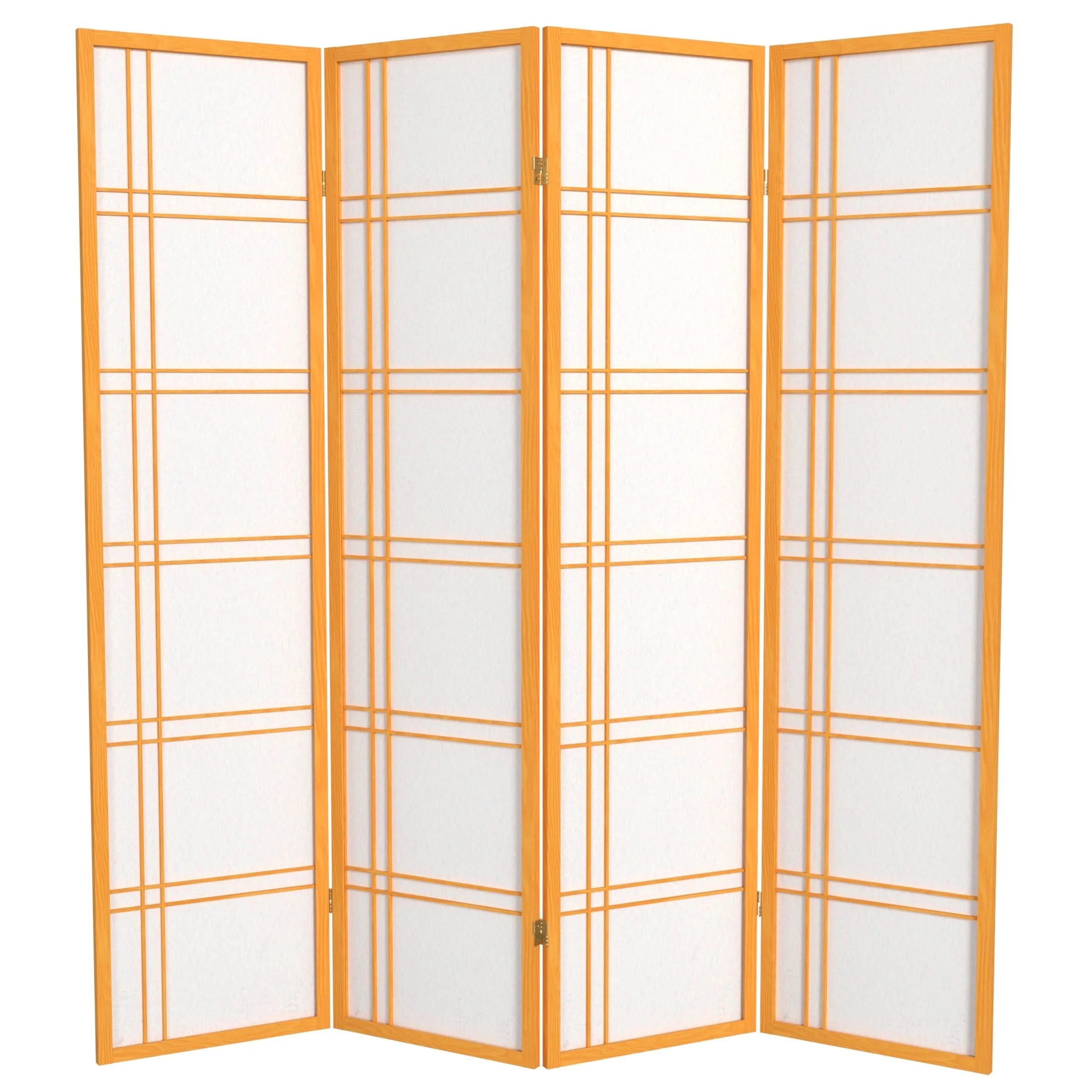 6 ft. Tall Double Cross Shoji Screen - Image 15