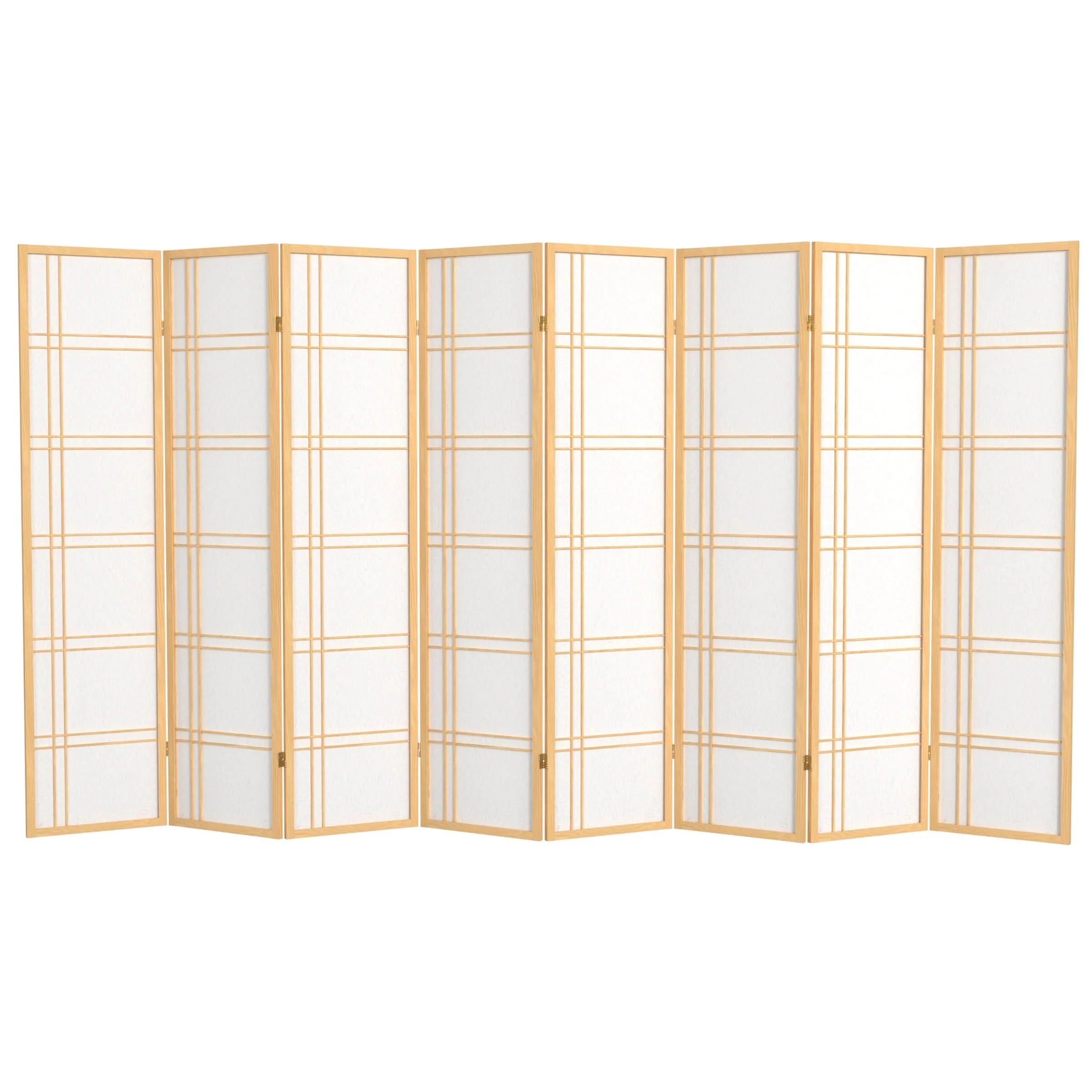 6 ft. Tall Double Cross Shoji Screen - Image 27