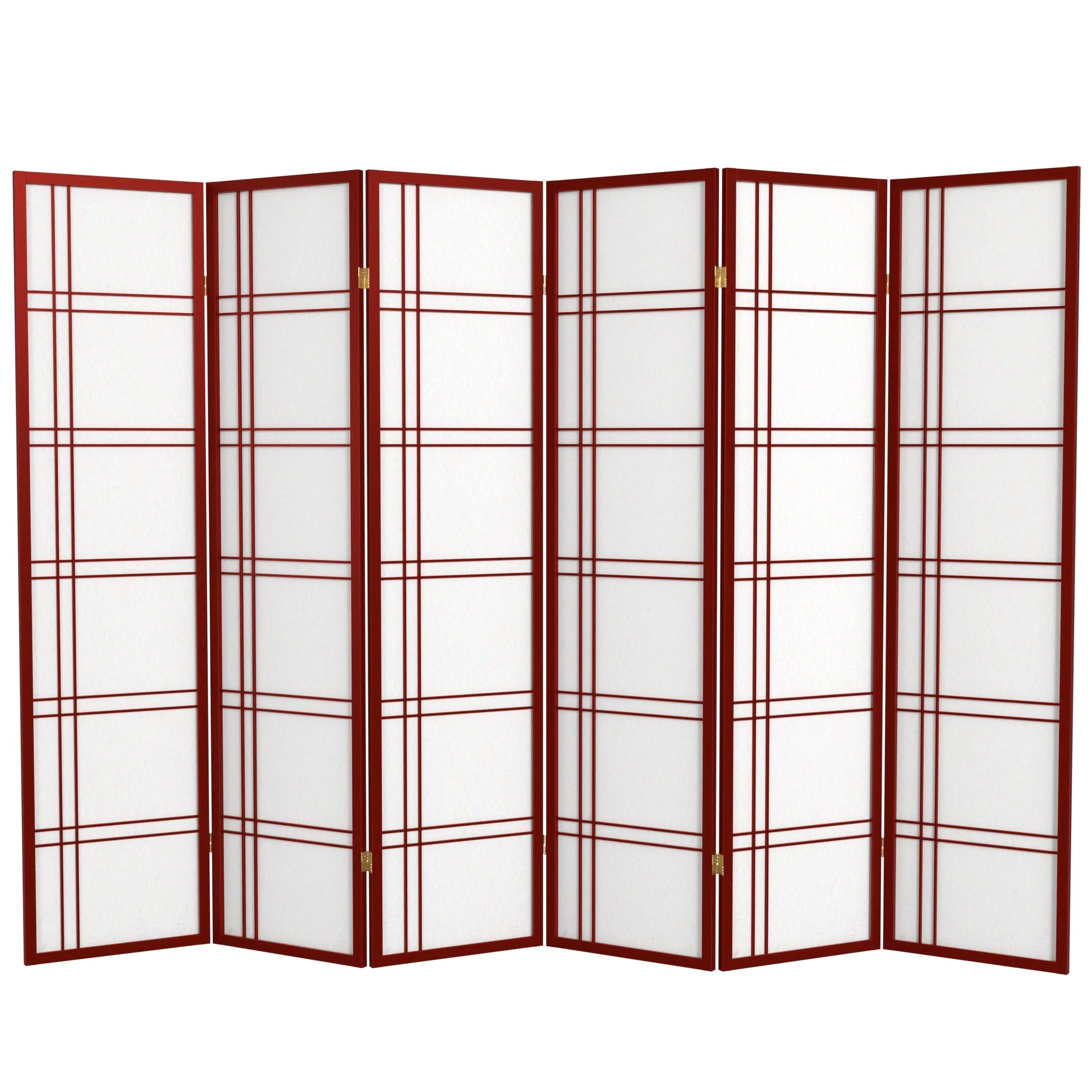 6 ft. Tall Double Cross Shoji Screen - Image 31