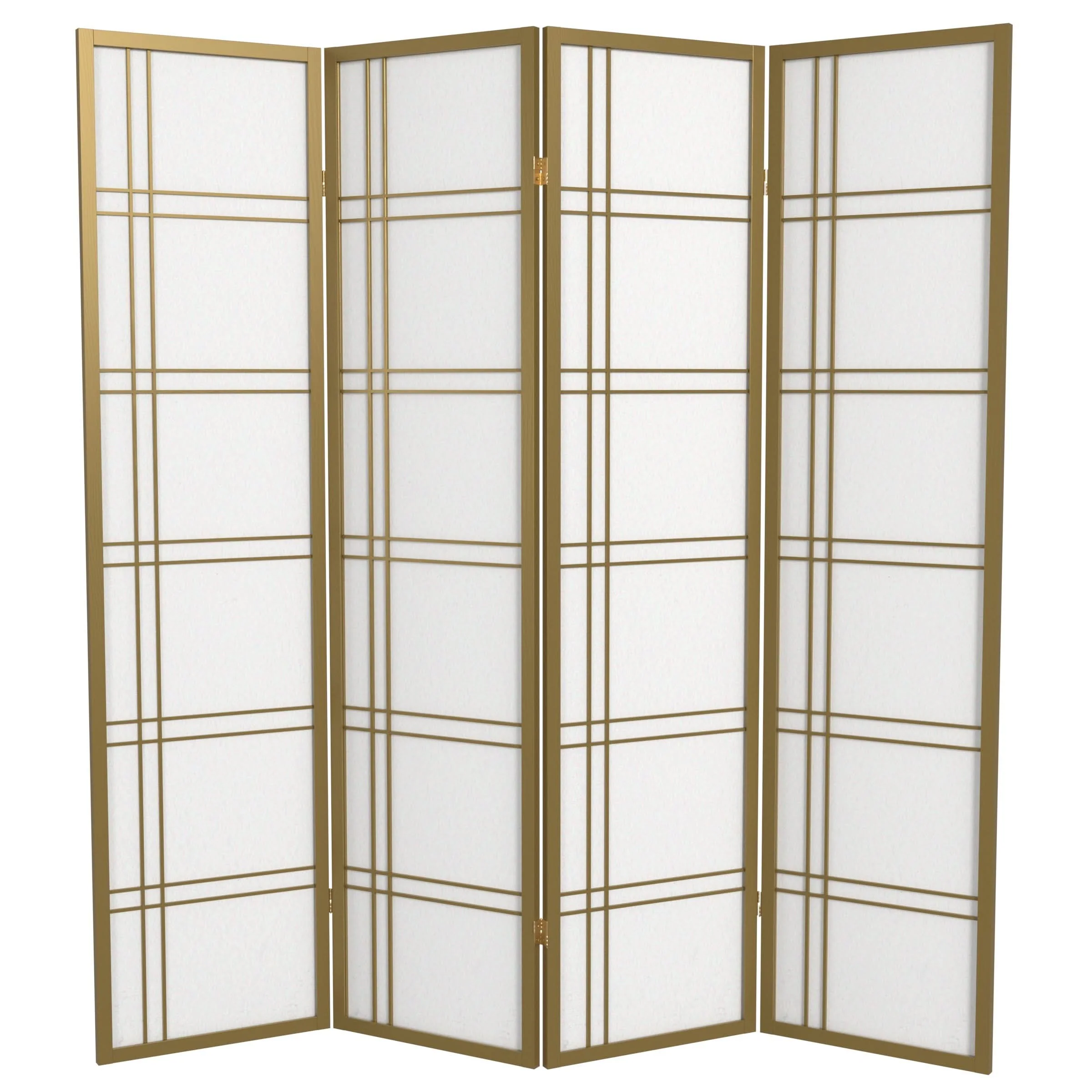 6 ft. Tall Double Cross Shoji Screen - Image 7