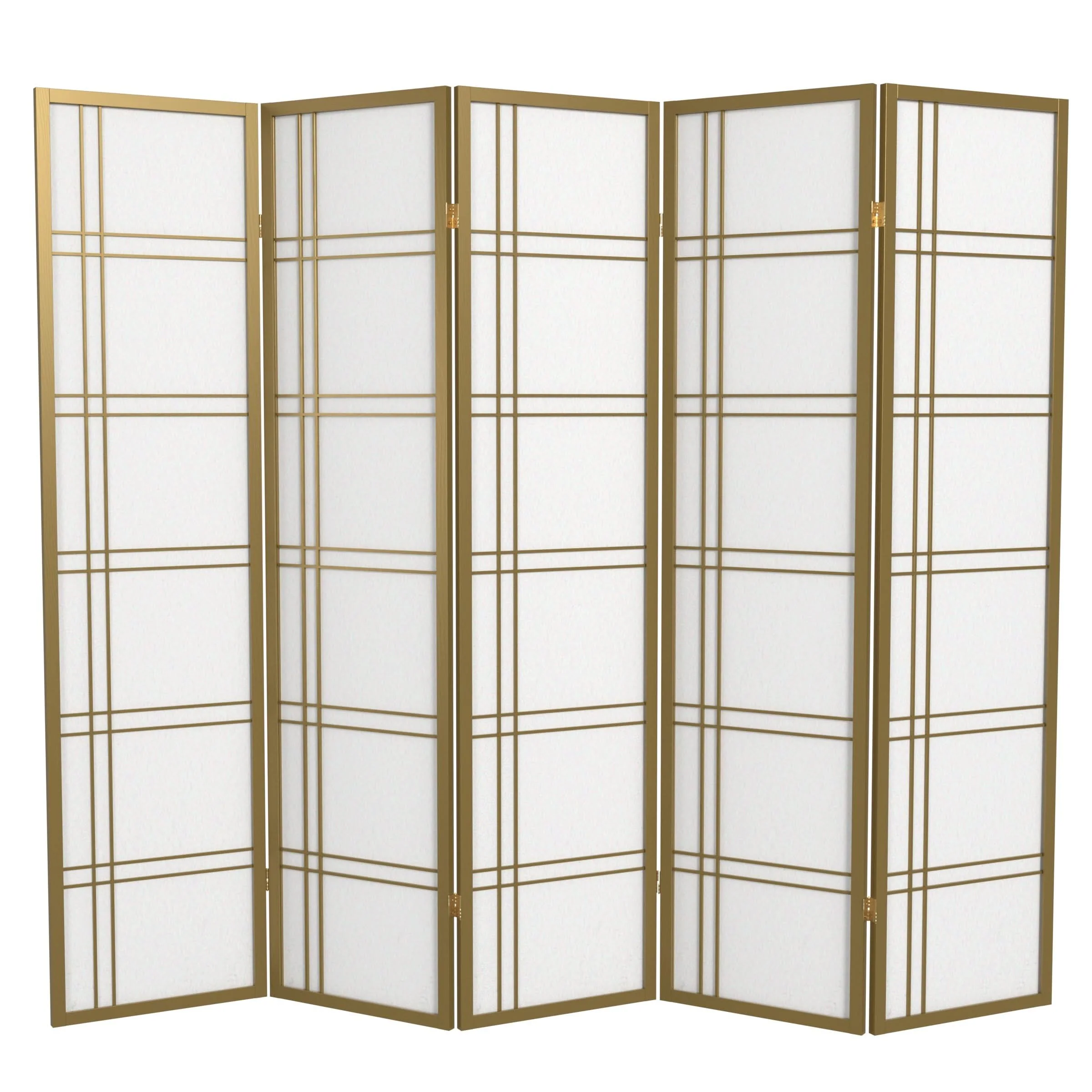 6 ft. Tall Double Cross Shoji Screen - Image 8