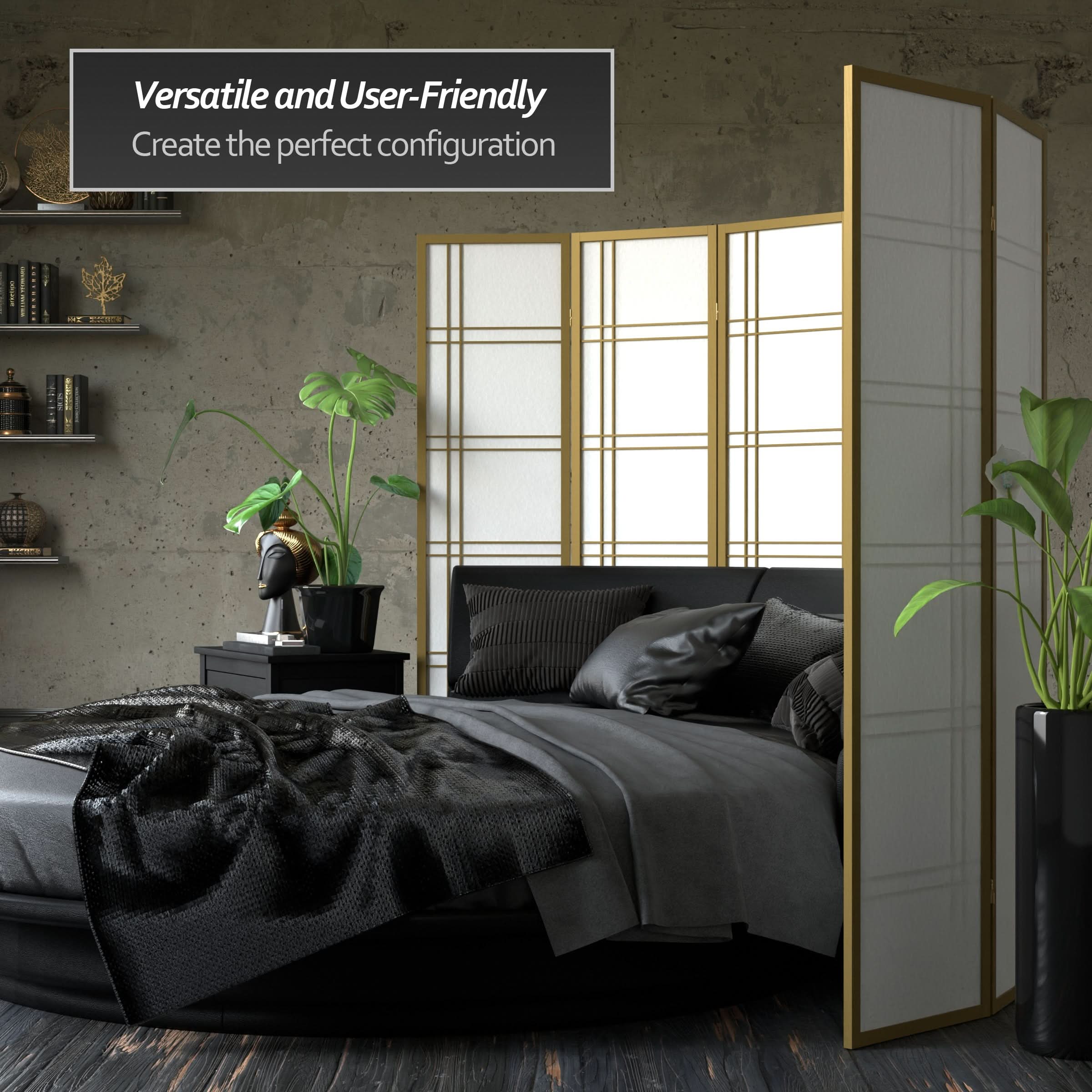 6 ft. Tall Double Cross Shoji Screen - Image 93