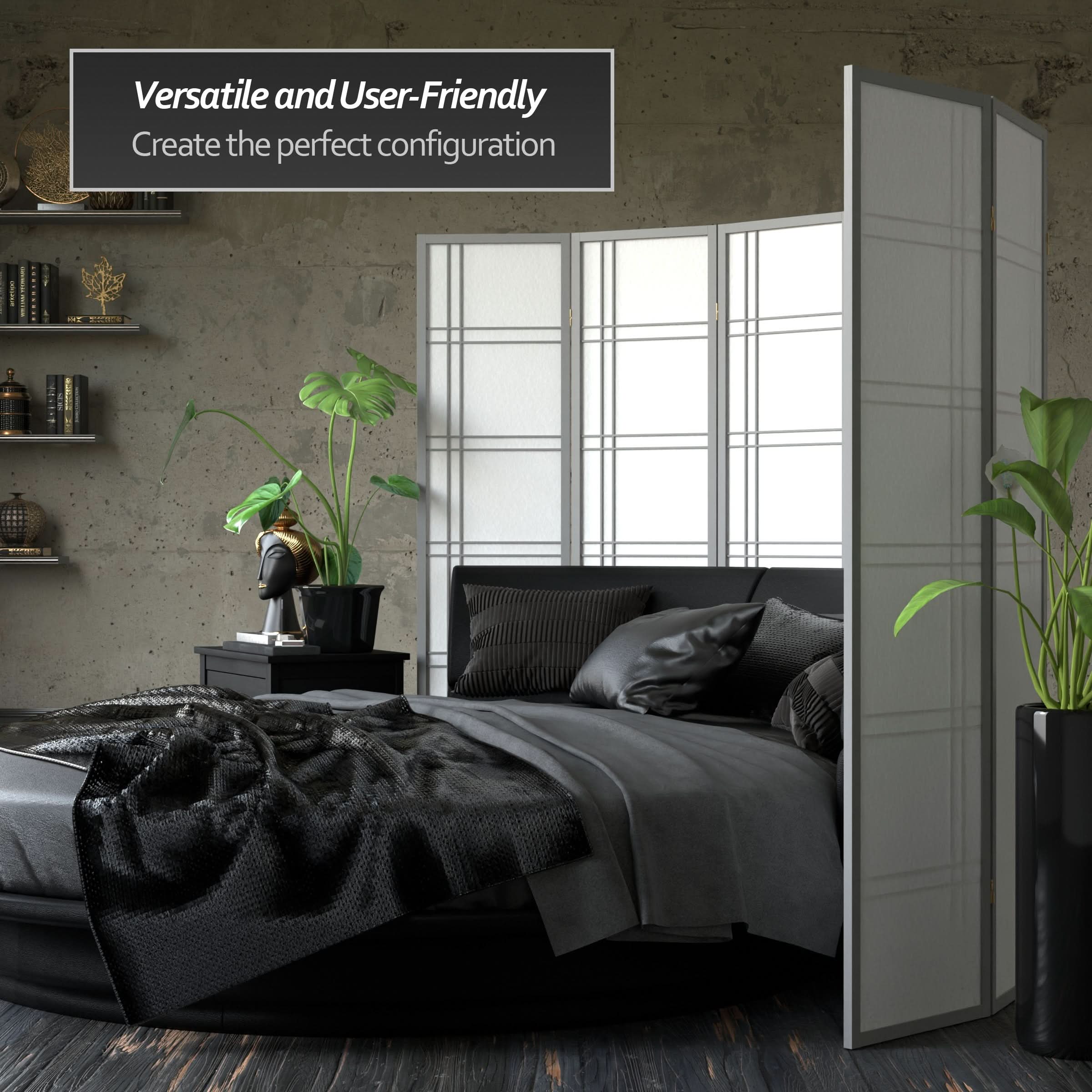 6 ft. Tall Double Cross Shoji Screen - Image 97