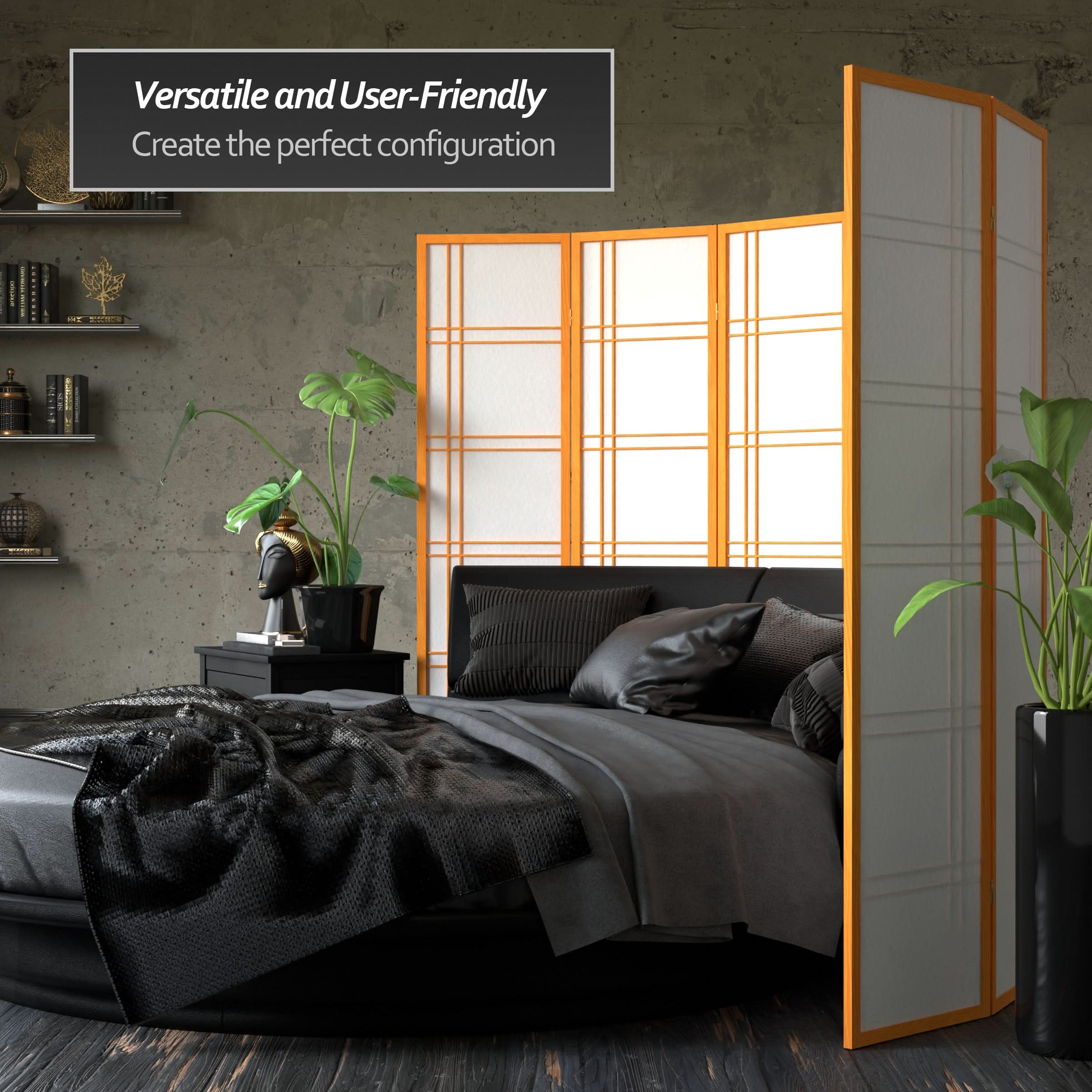 6 ft. Tall Double Cross Shoji Screen - Image 99