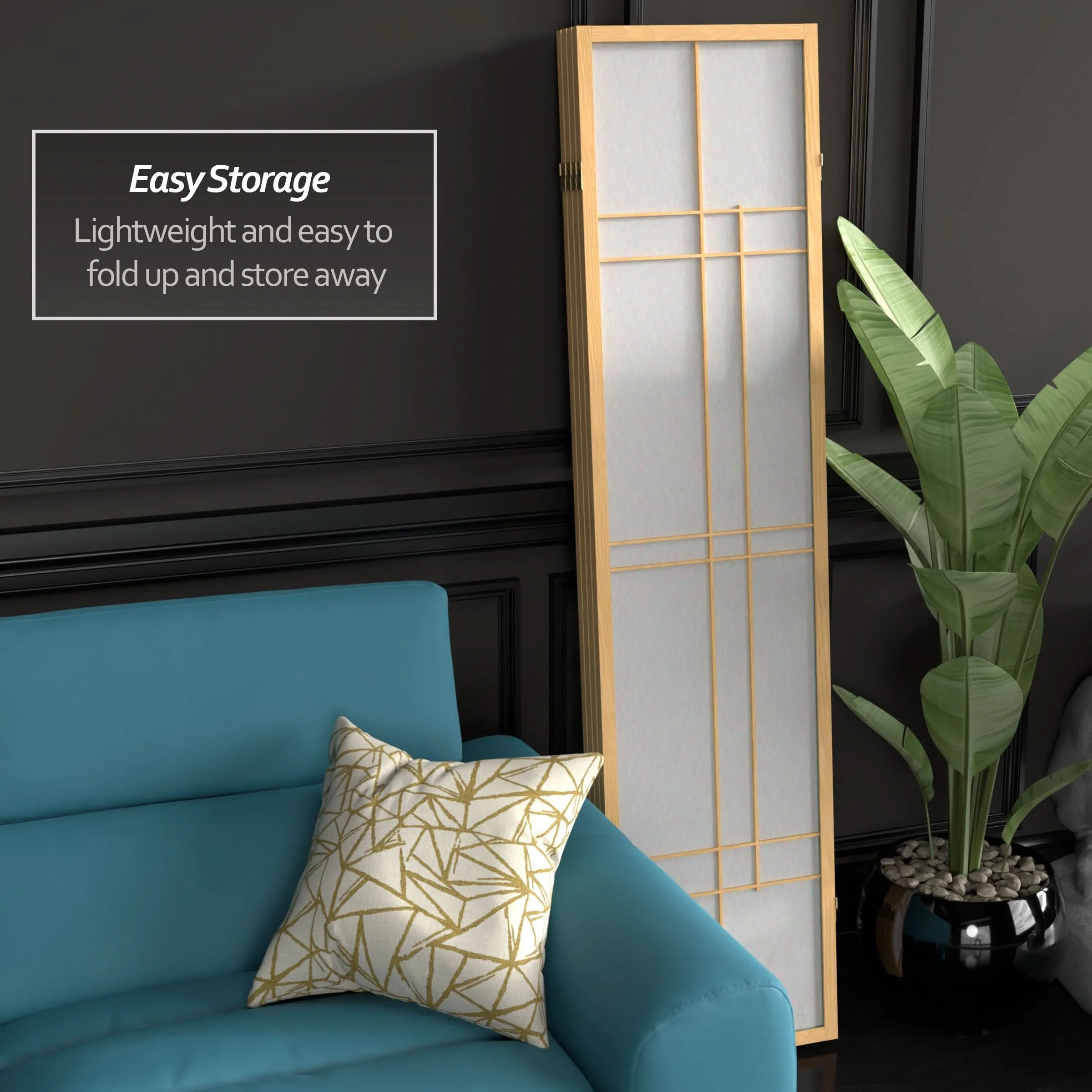 6 ft. Tall Etudes Shoji Screen - Image 63