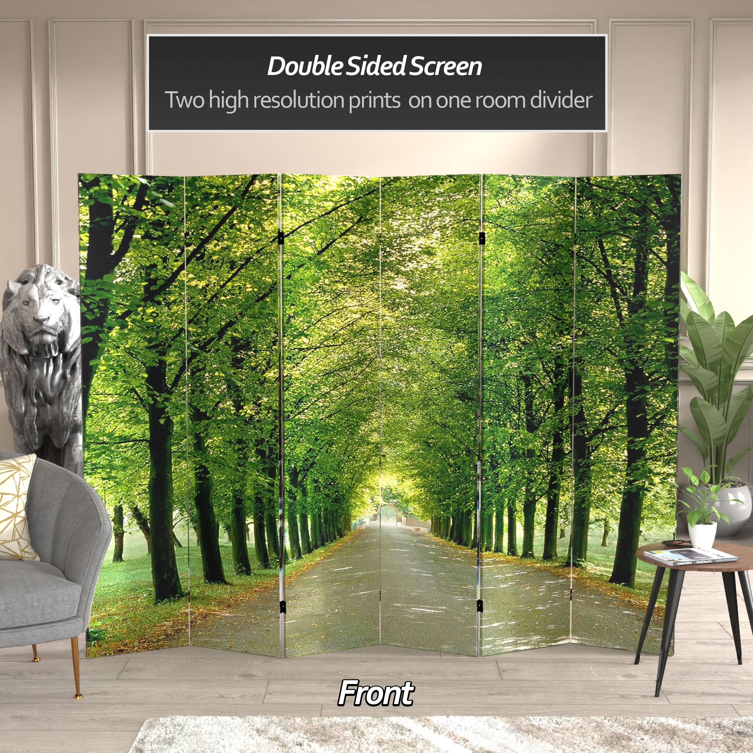 6 ft. Tall Path of Life Room Divider 6 Panel - Image 2