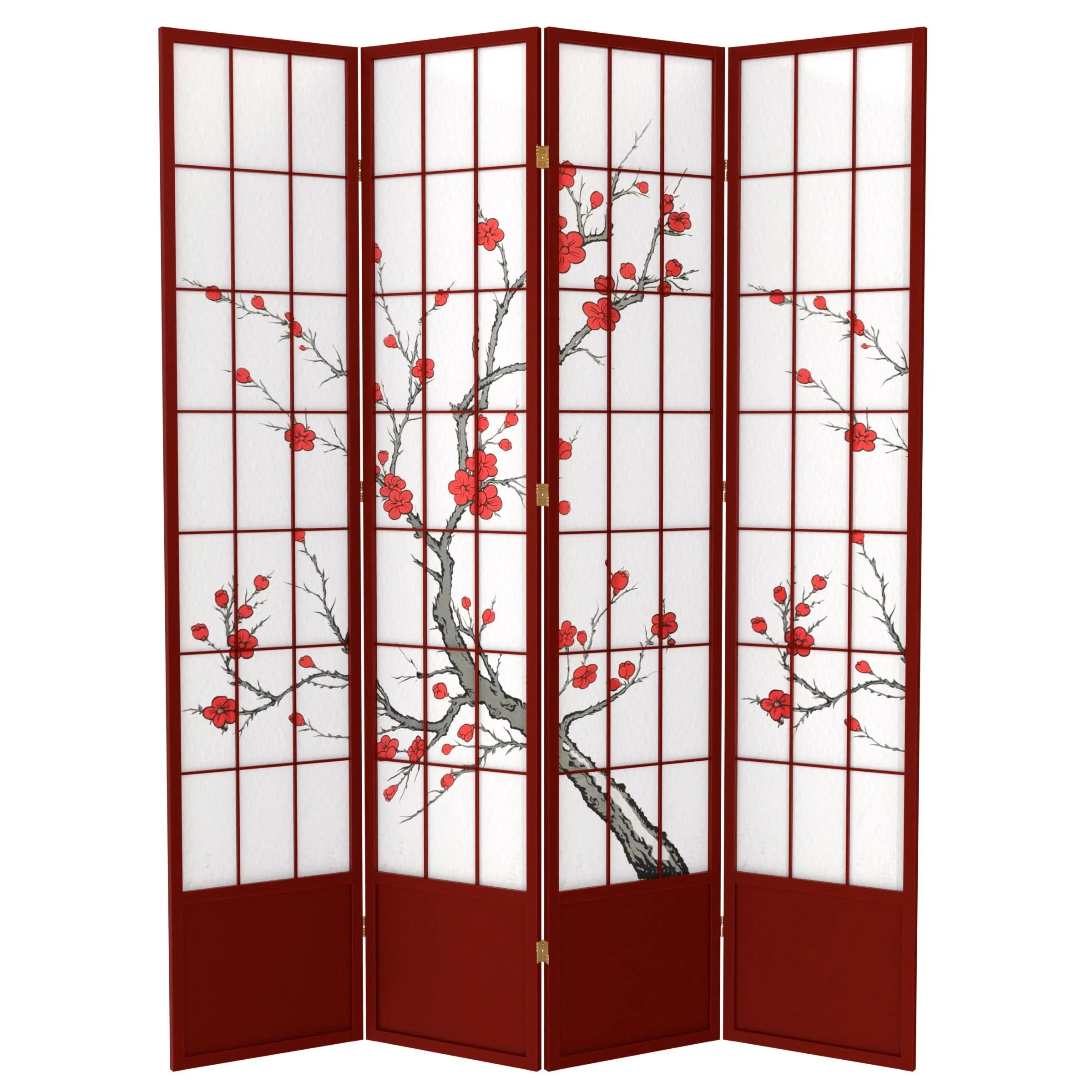 7 ft. Tall Cherry Blossom Shoji Screen - Image 10