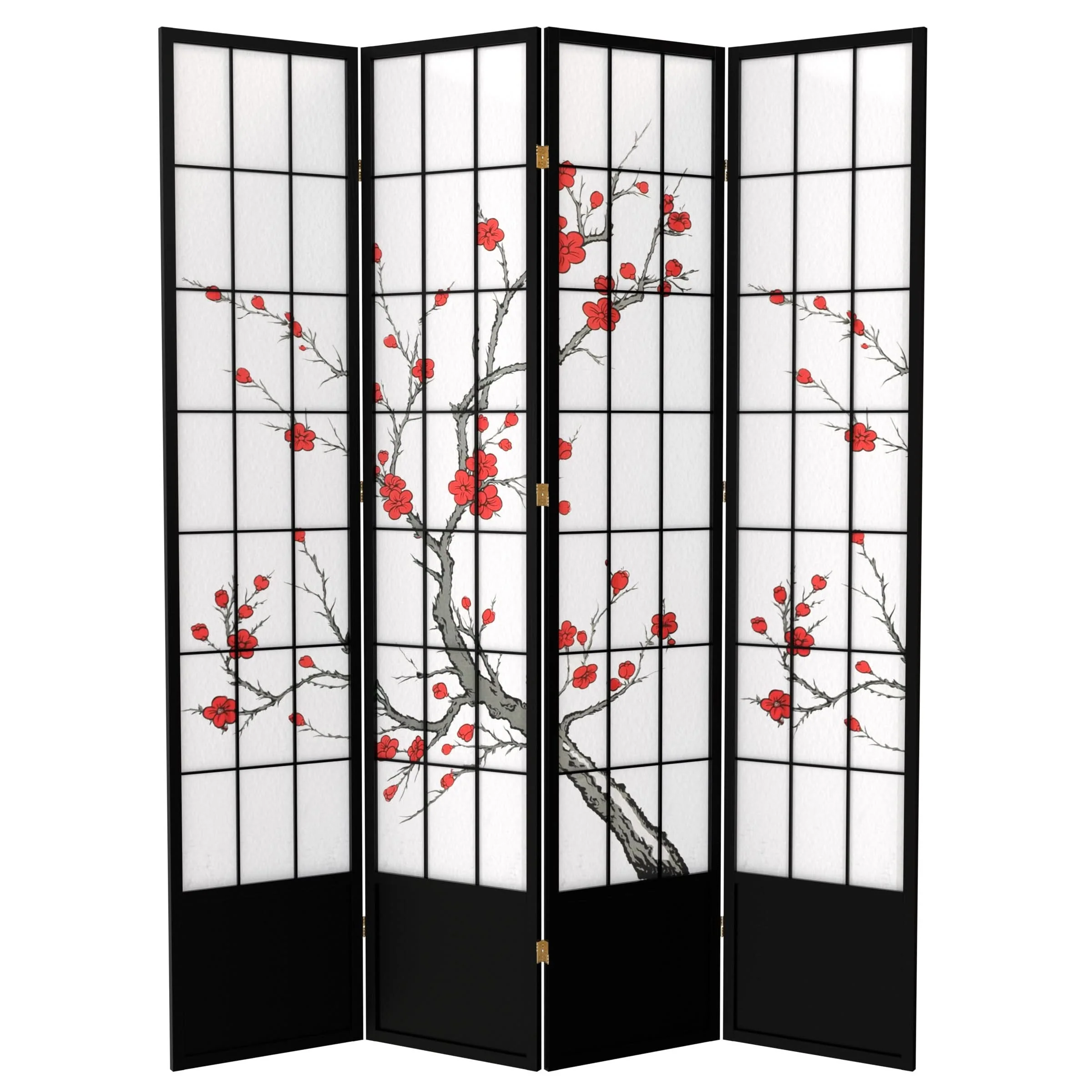 7 ft. Tall Cherry Blossom Shoji Screen - Image 3