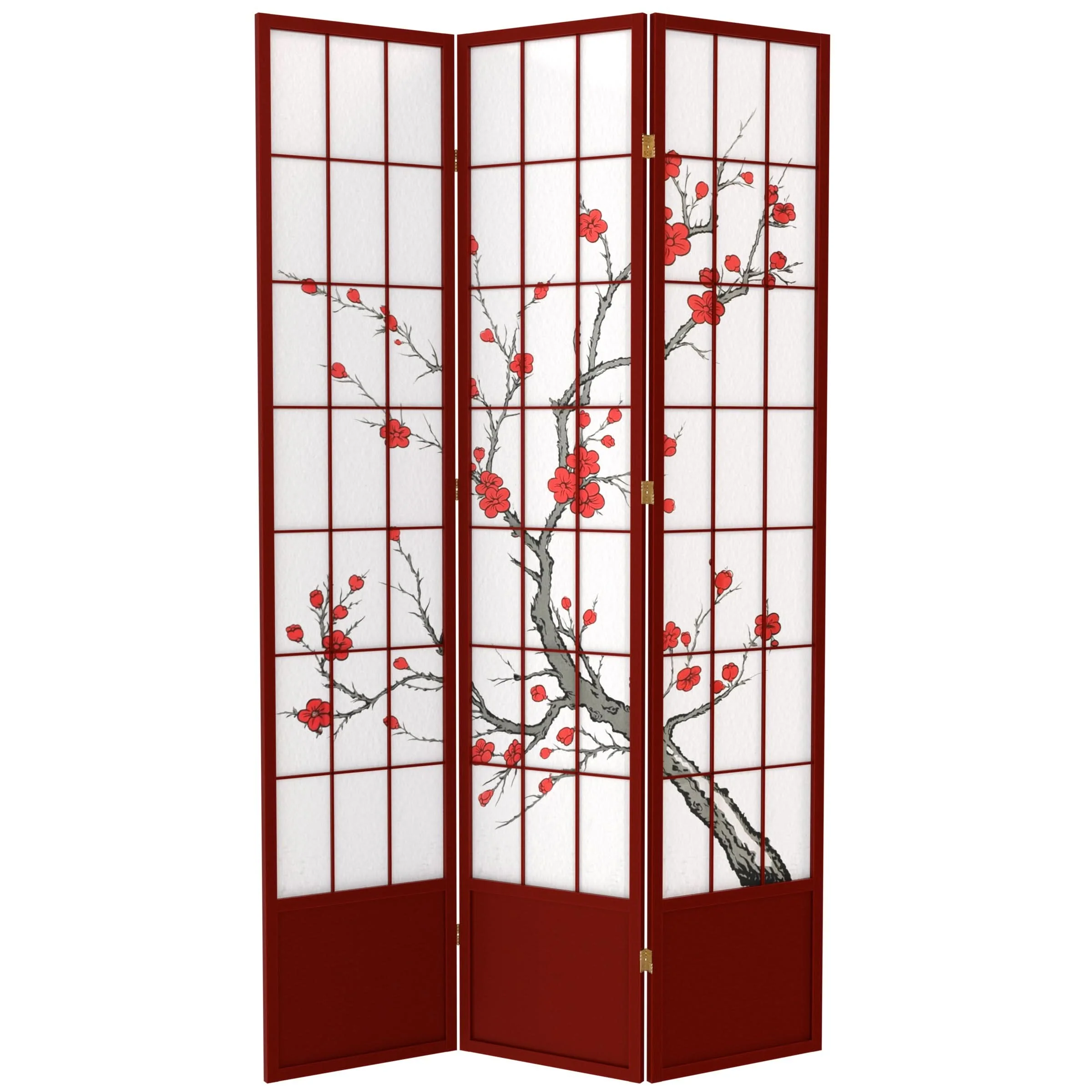 7 ft. Tall Cherry Blossom Shoji Screen - Image 9