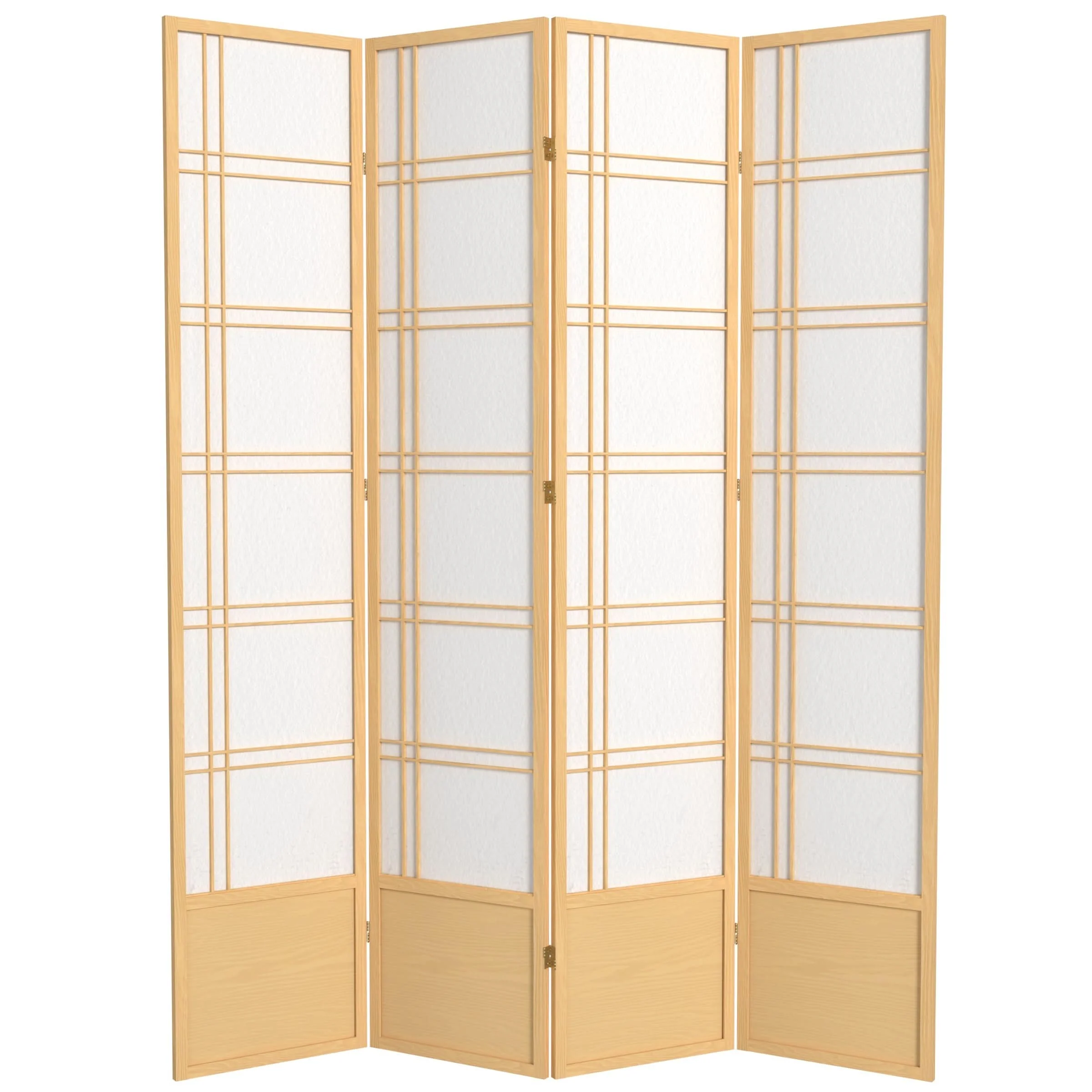 7 ft. Tall Double Cross Shoji Screen - Image 10