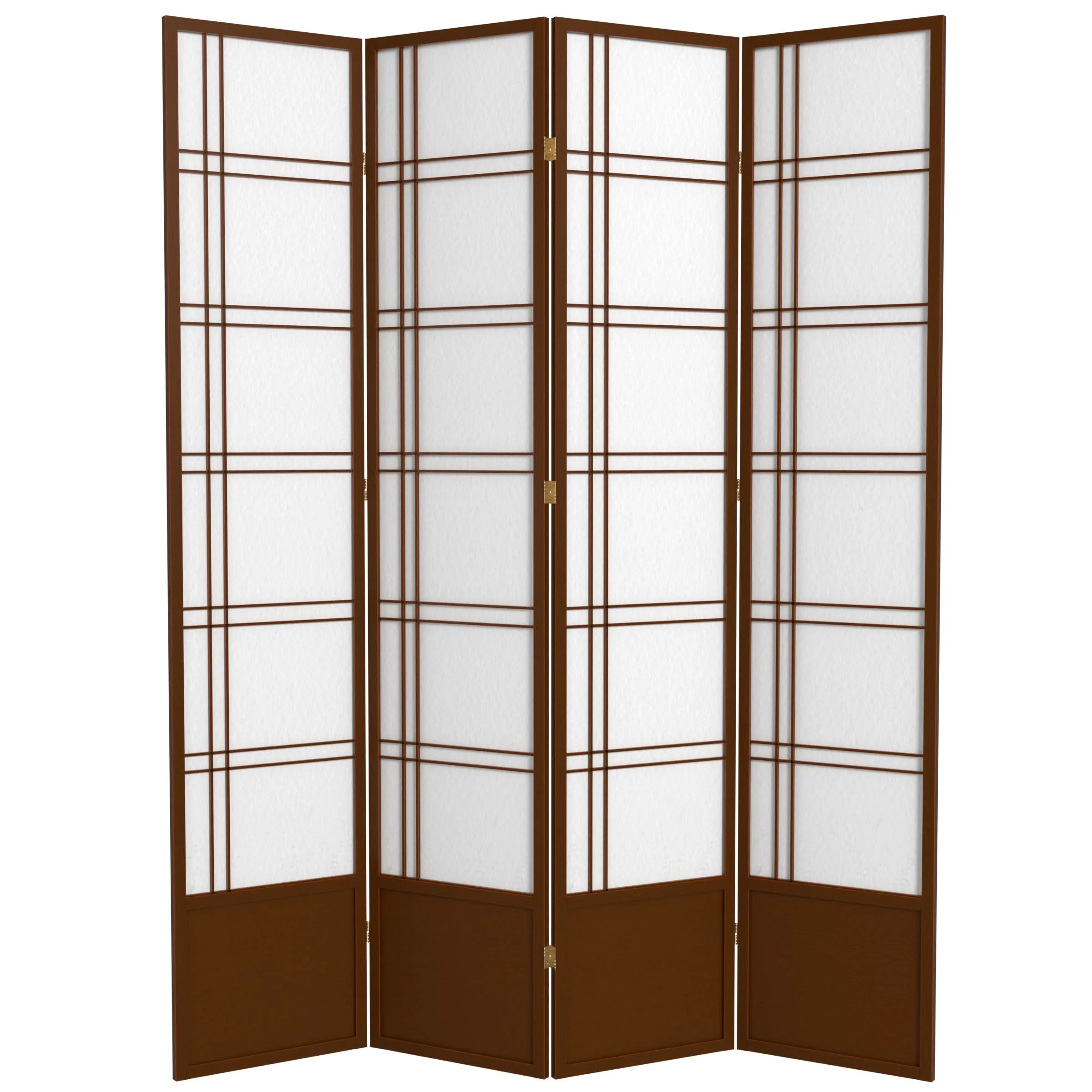 7 ft. Tall Double Cross Shoji Screen - Image 18