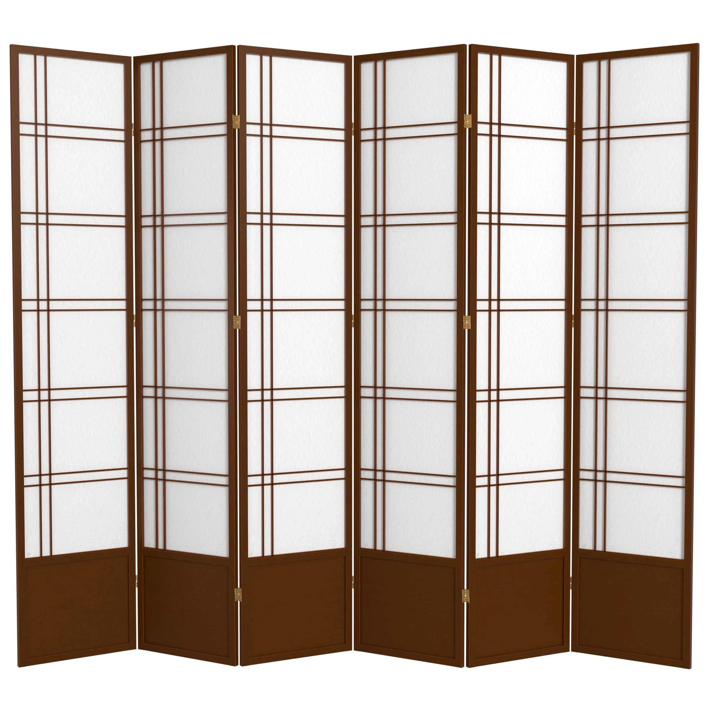7 ft. Tall Double Cross Shoji Screen - Image 20