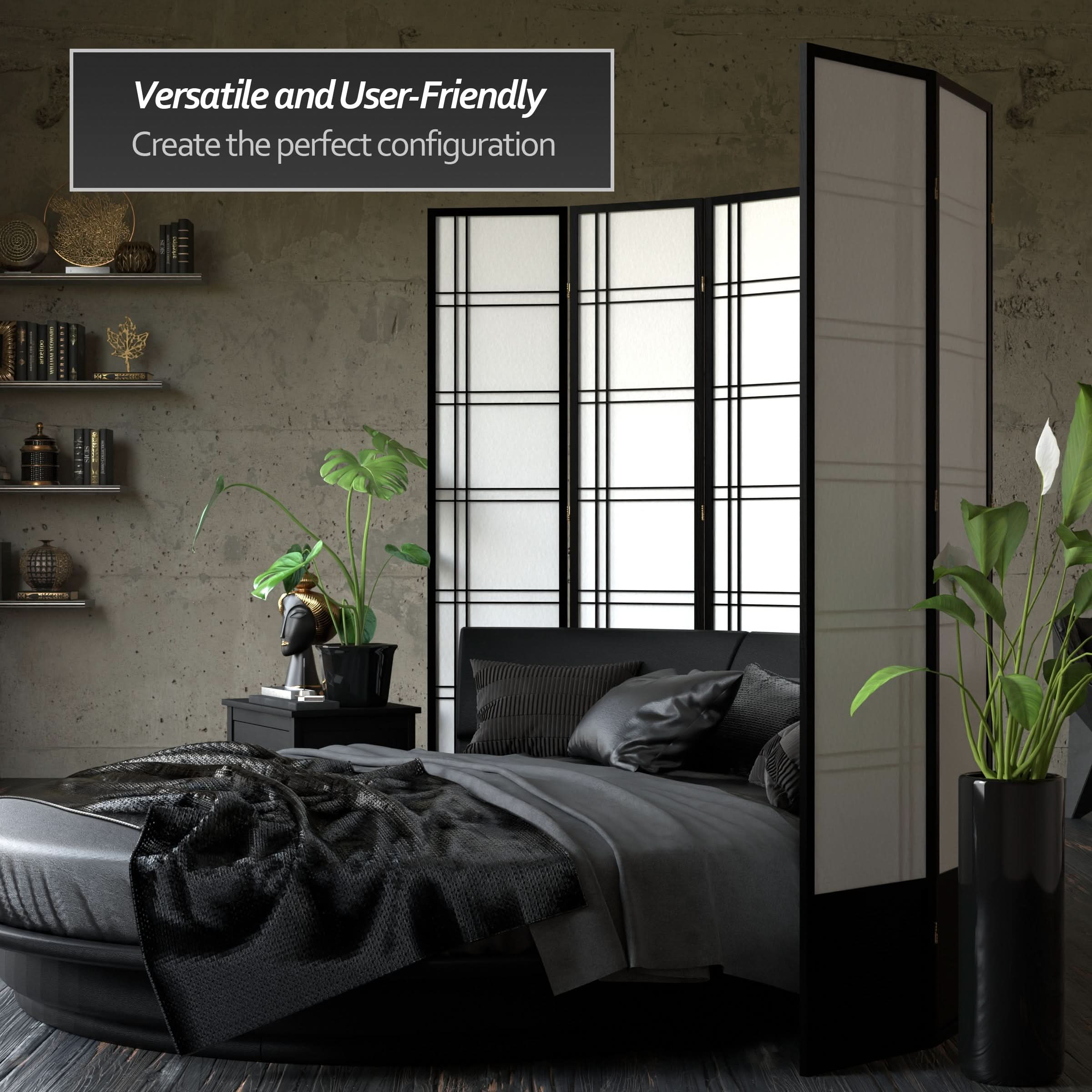 7 ft. Tall Double Cross Shoji Screen - Image 52