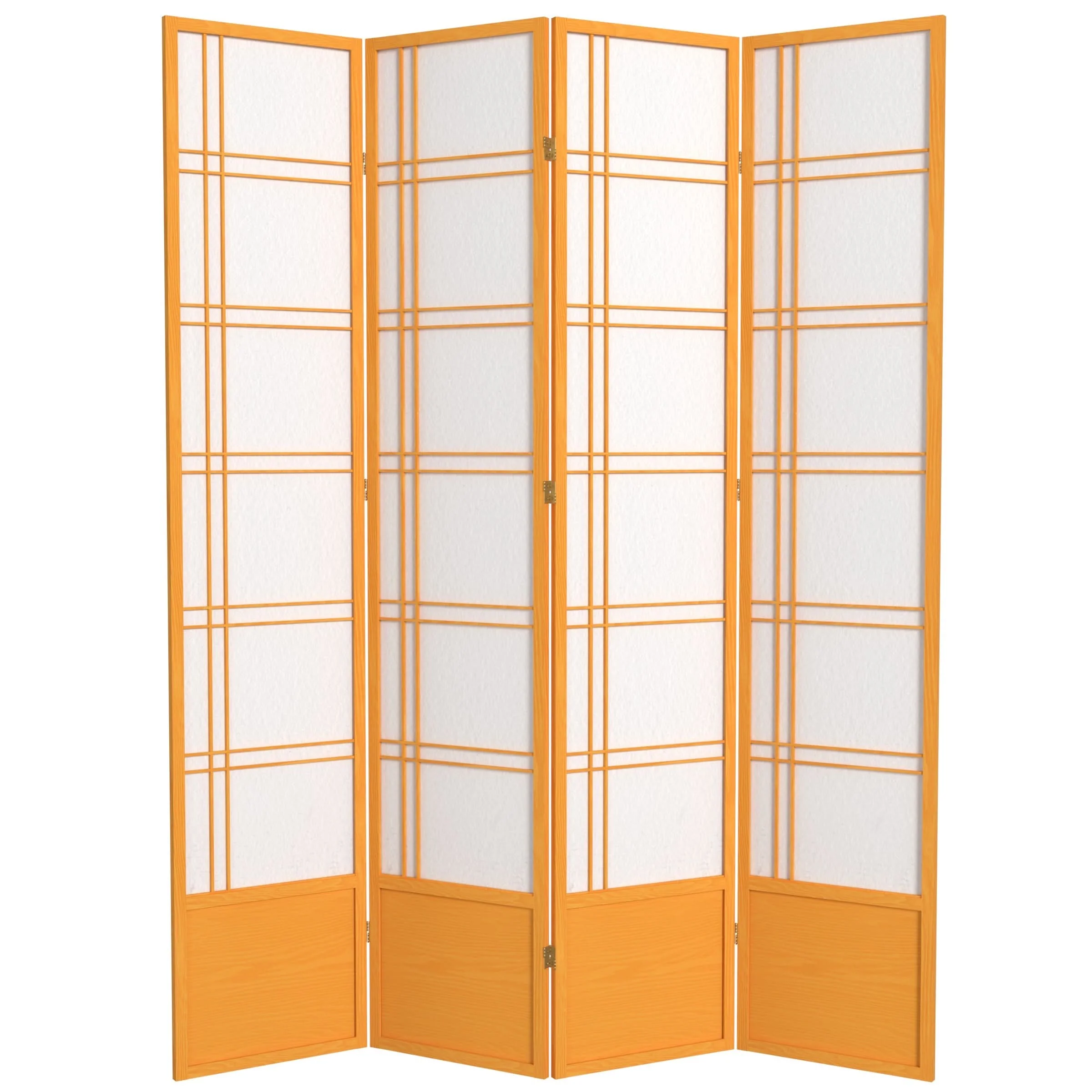 7 ft. Tall Double Cross Shoji Screen - Image 6