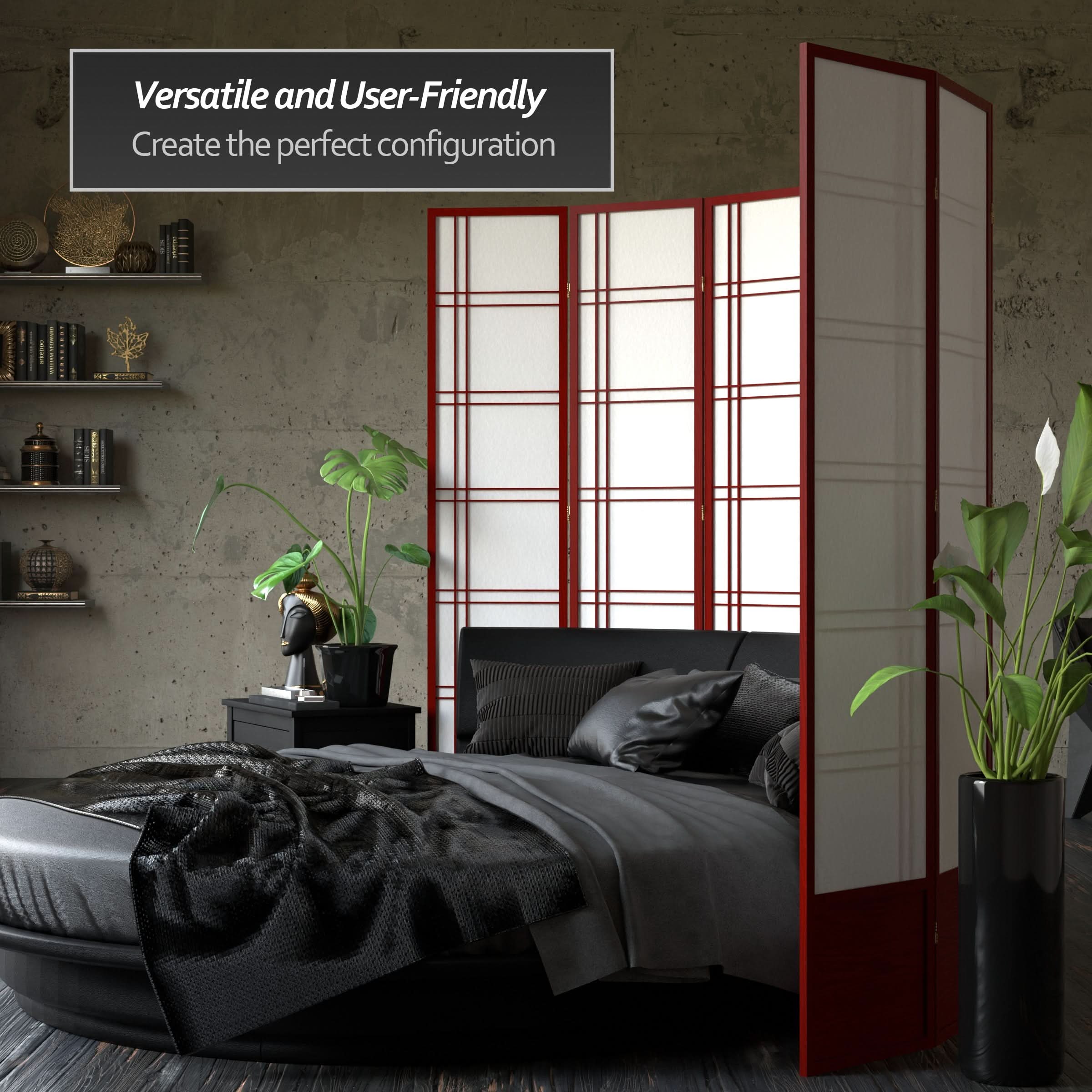 7 ft. Tall Double Cross Shoji Screen - Image 64