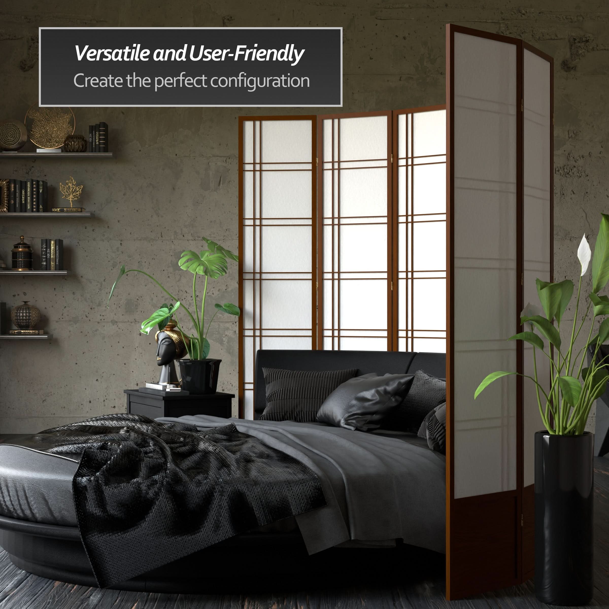 7 ft. Tall Double Cross Shoji Screen - Image 68