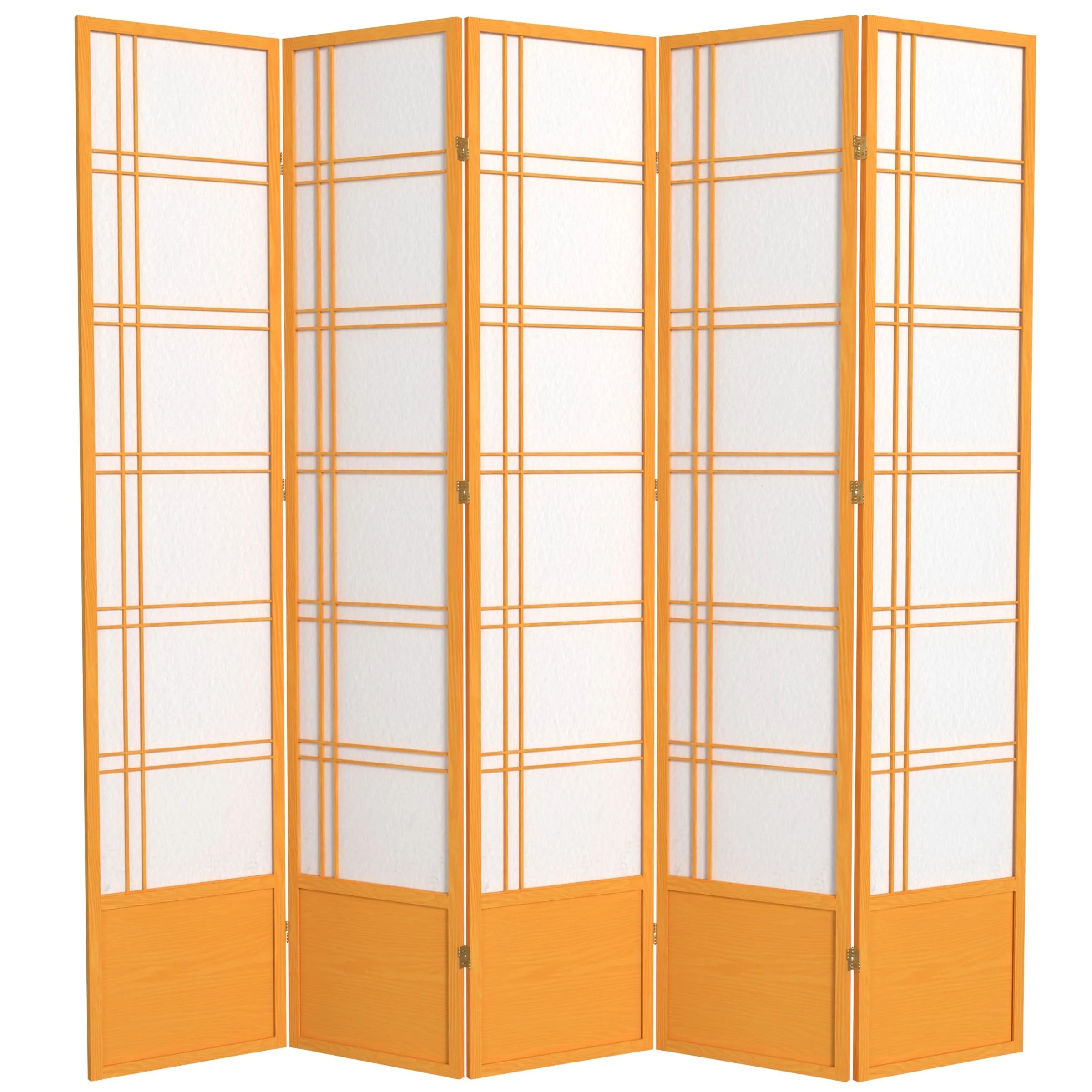 7 ft. Tall Double Cross Shoji Screen - Image 7