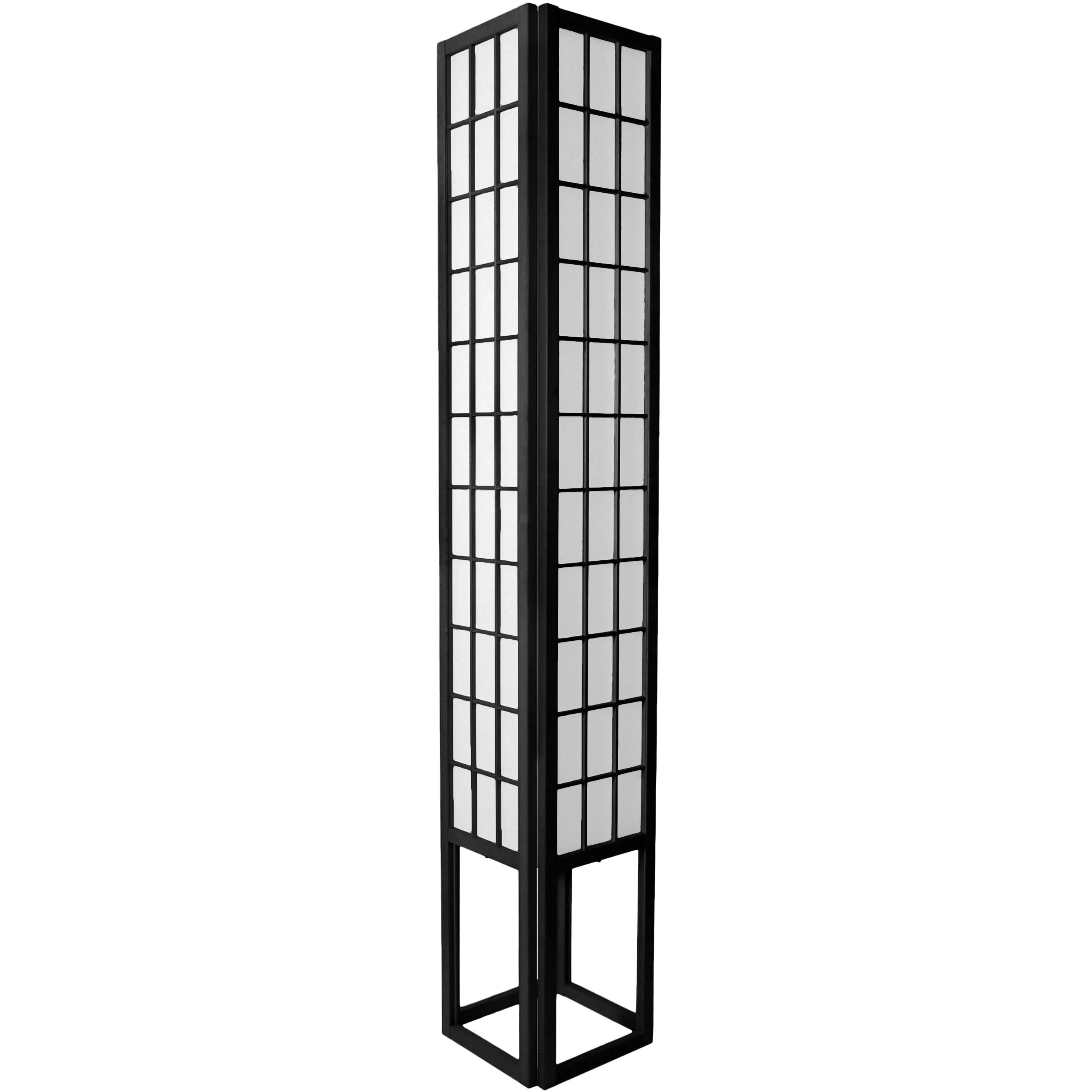 72" Window Pane Shoji Lamp