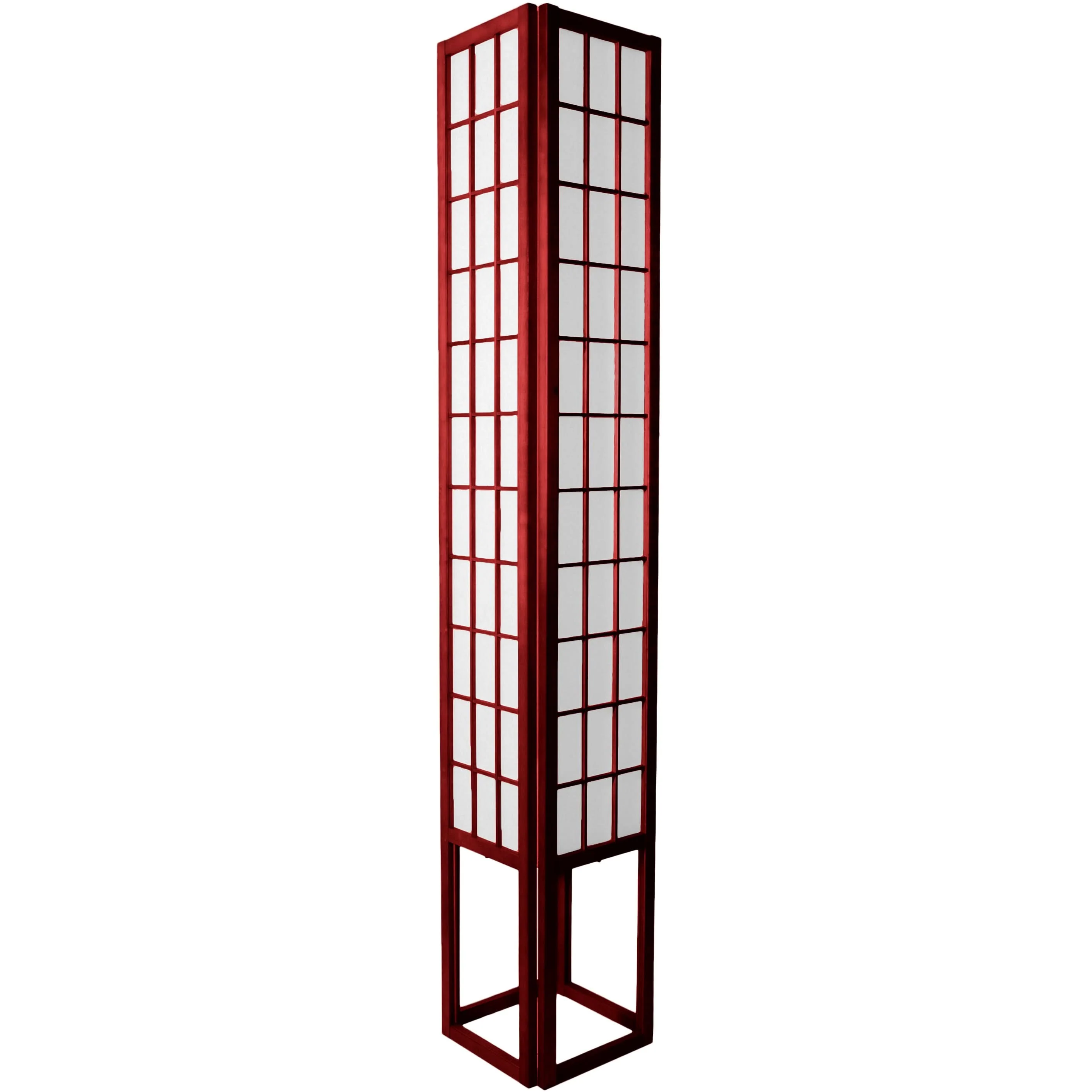 72" Window Pane Shoji Lamp - Image 4