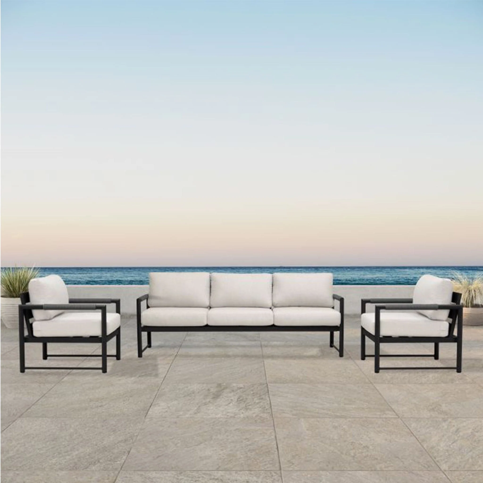 Alto 3 Piece Sofa Club Chair Set - Image 10
