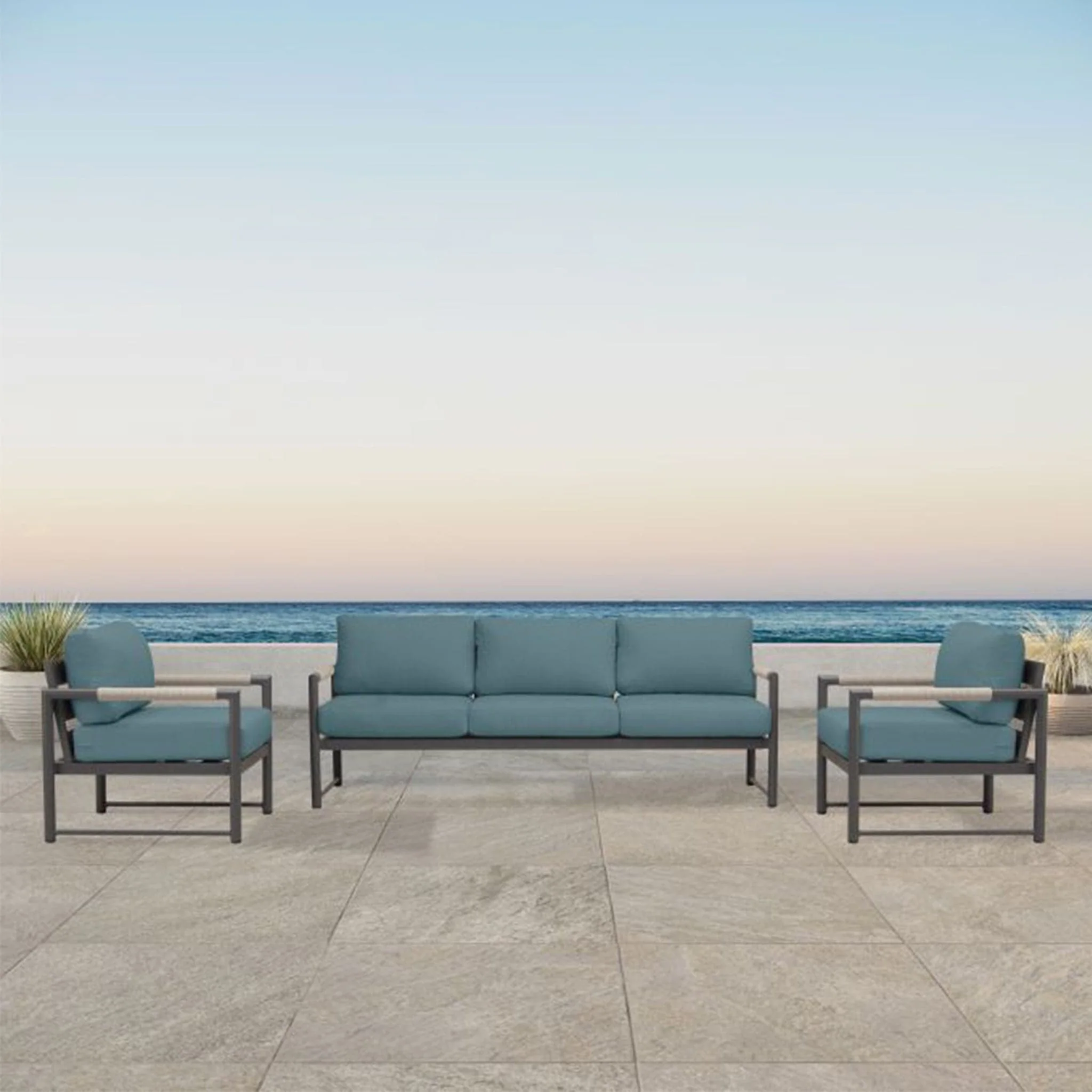 Alto 3 Piece Sofa Club Chair Set - Image 16