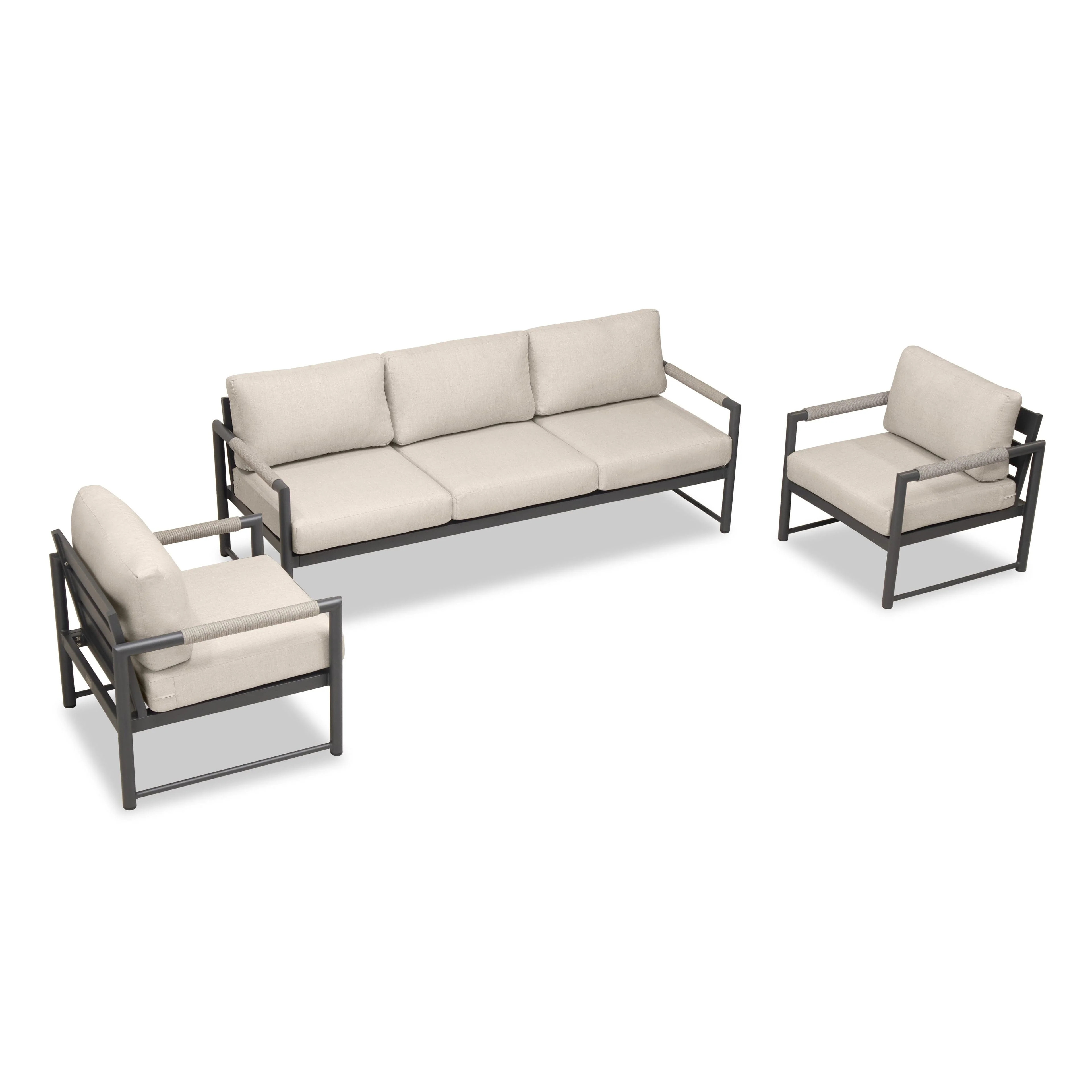 Alto 3 Piece Sofa Club Chair Set - Image 26