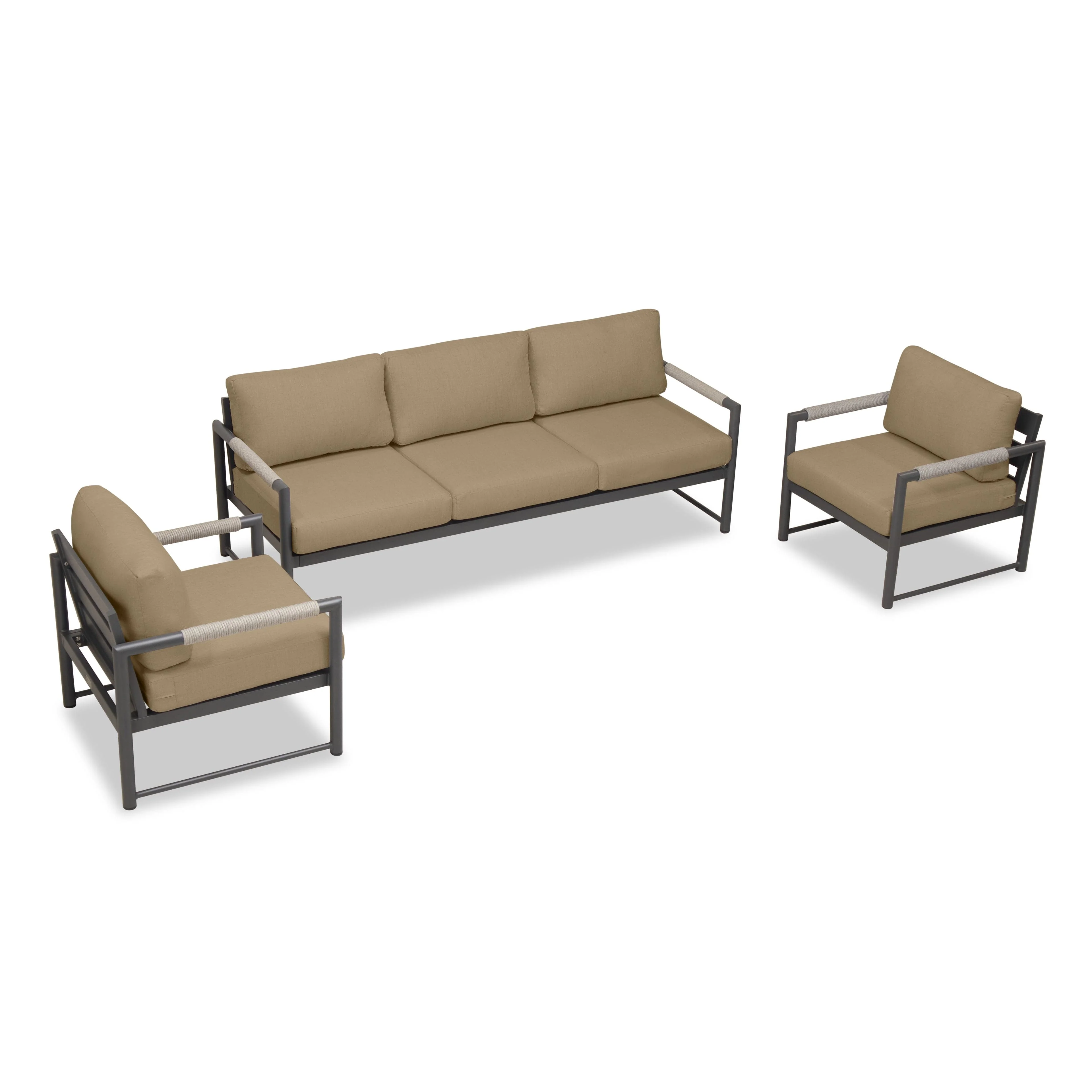 Alto 3 Piece Sofa Club Chair Set - Image 29
