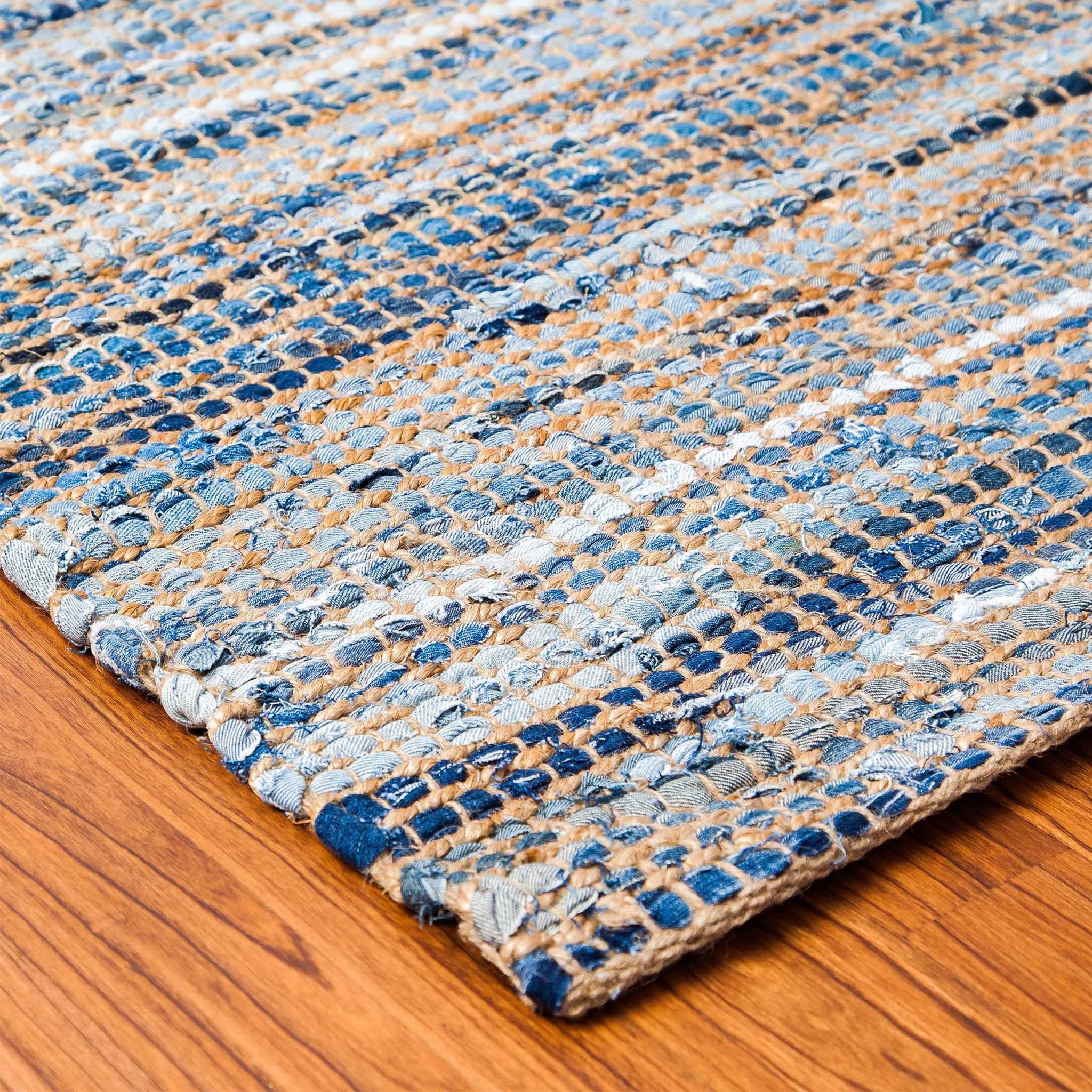 American Graffiti Denim & Jute Rug - Image 2