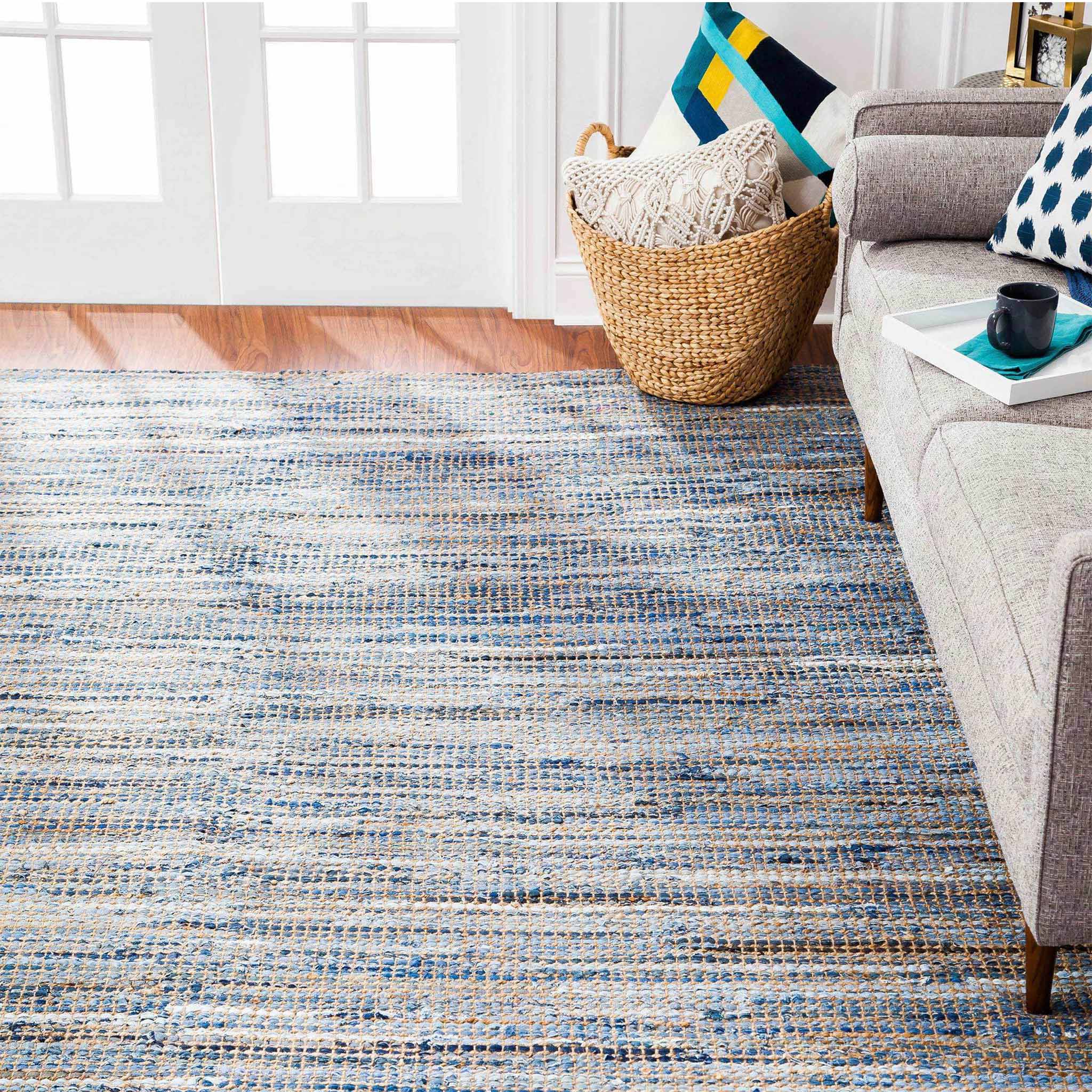 American Graffiti Denim & Jute Rug - Image 5