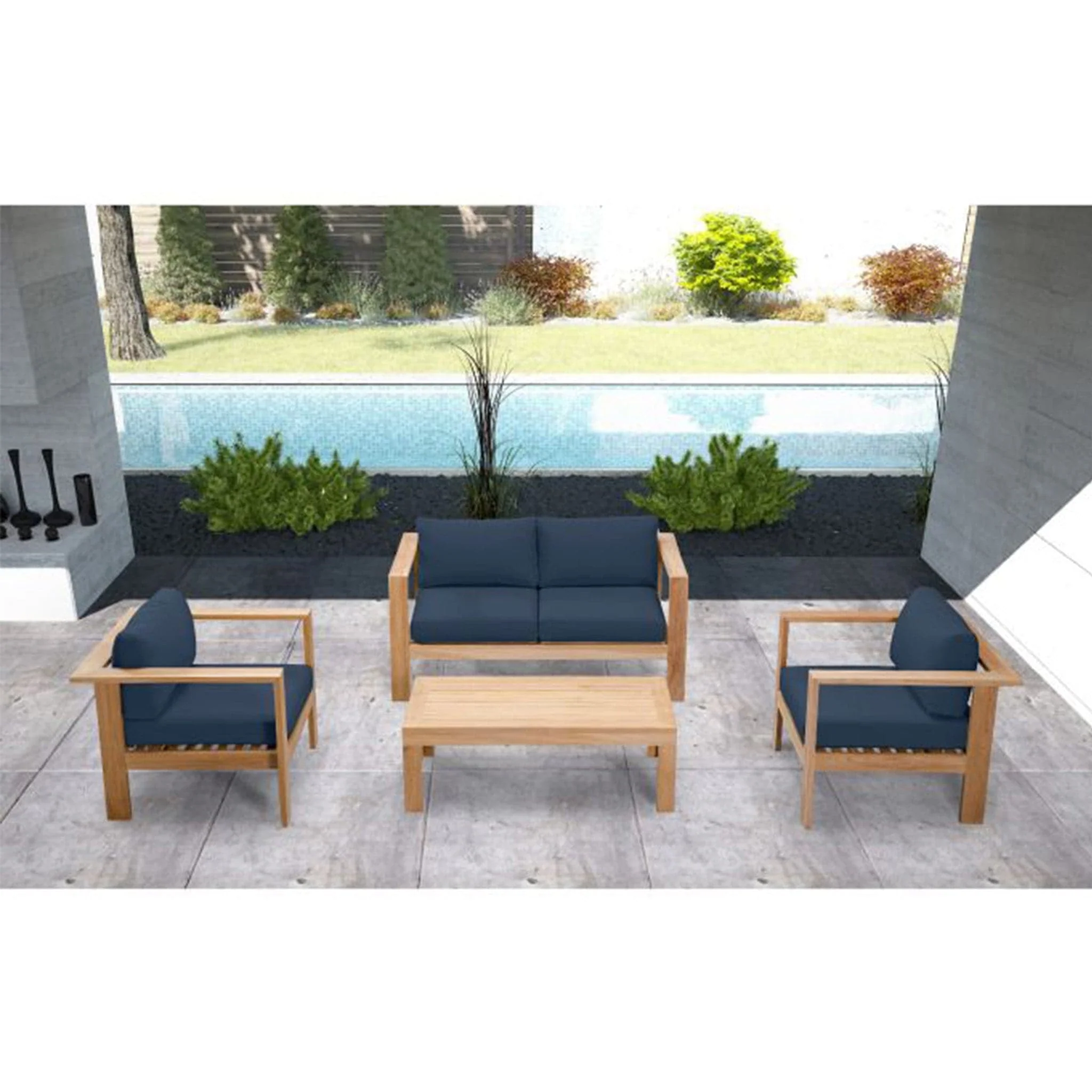 Ando 4 Piece Loveseat Set - Image 11